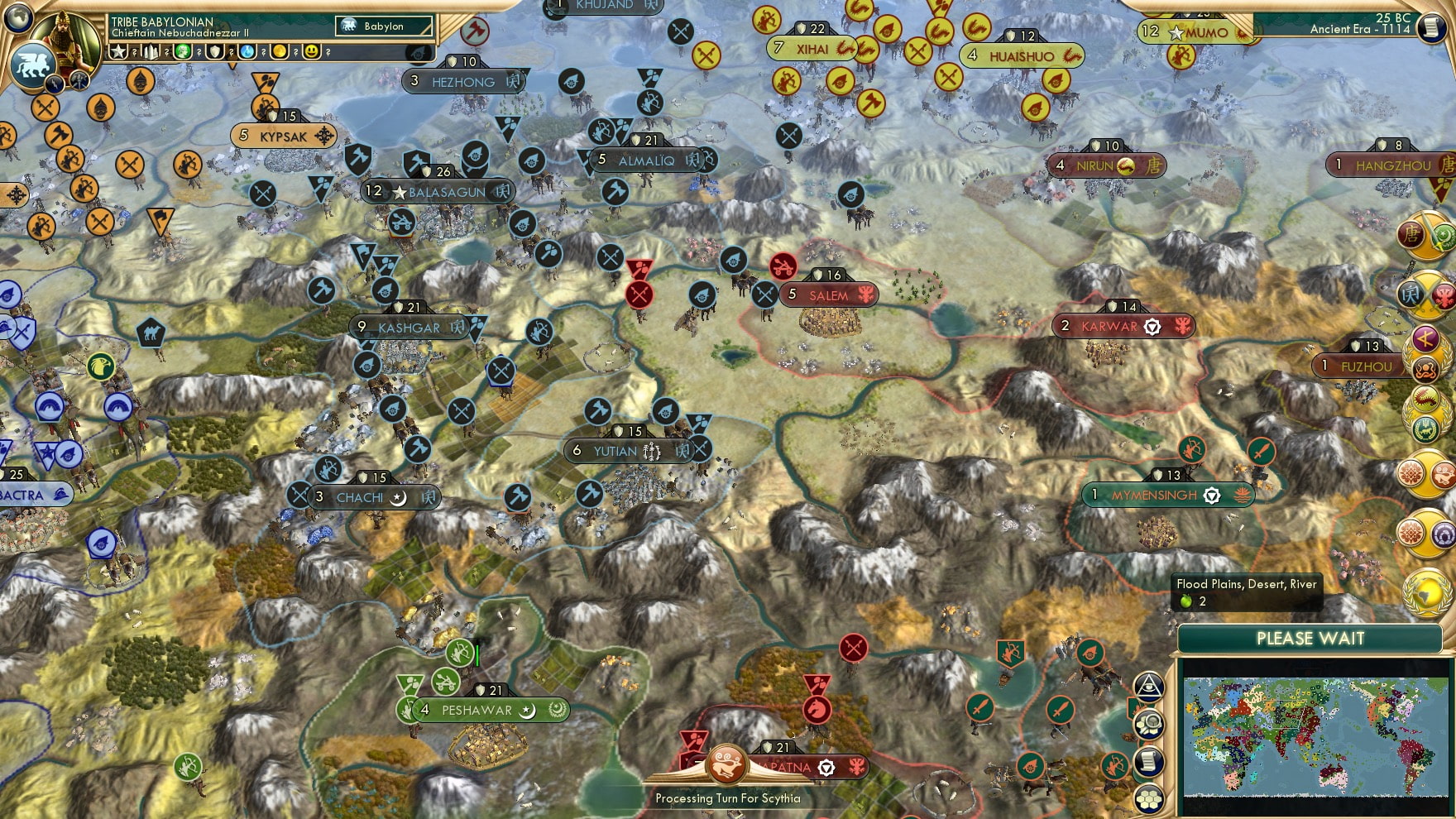 CBR In-Game Screenshot of The central bounty runs dry, stoking desperation in wayward hearts.