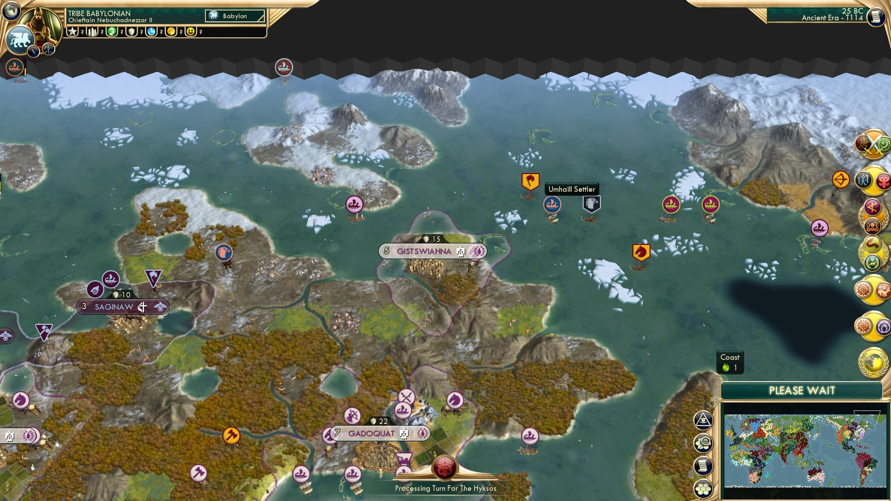 CBR In-Game Screenshot of Searching for the far side of the polar fog.