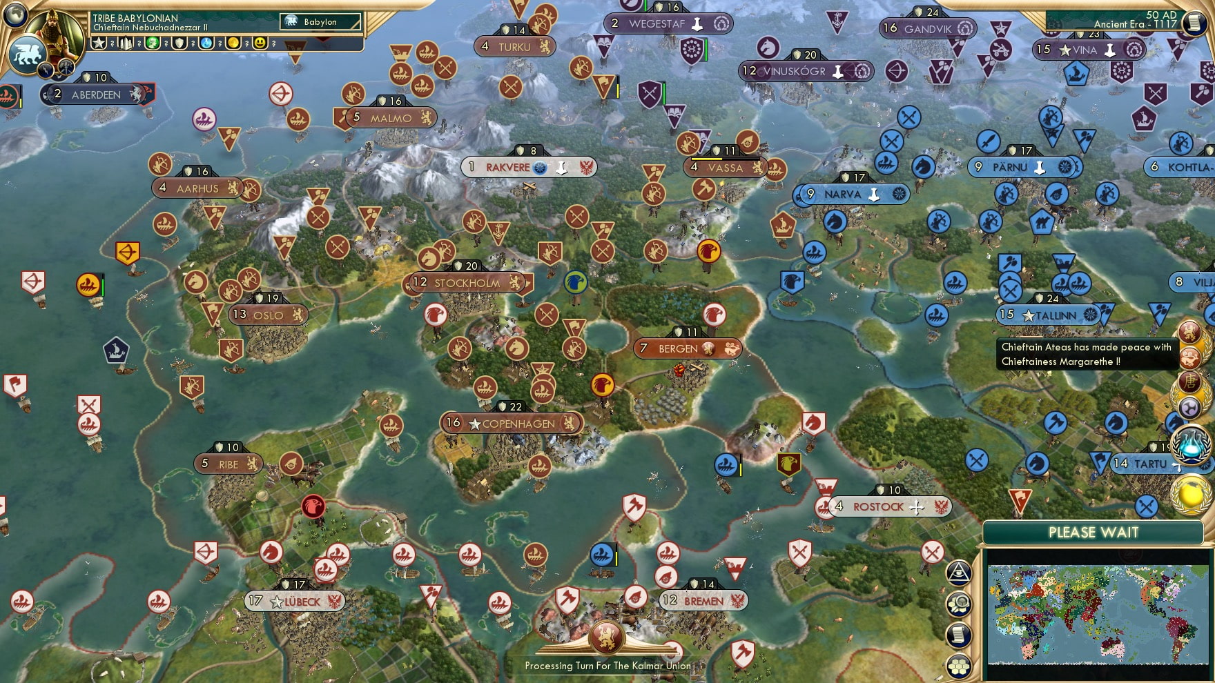 CBR In-Game Screenshot of The regal stag passes unimpeded through the sea of grass.