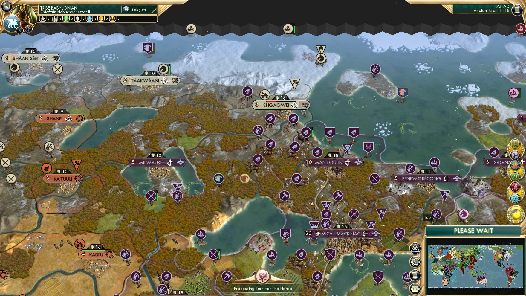 CBR In-Game Screenshot of The threeway turnabout.