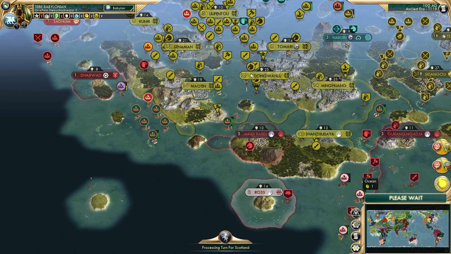 CBR In-Game Screenshot of A rainbow reflected in the great clear sea.