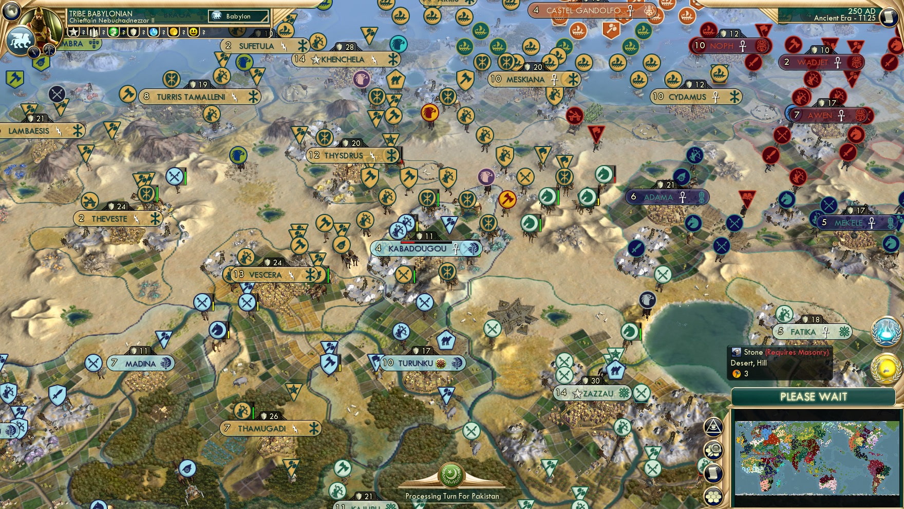 CBR In-Game Screenshot of Saharan Showdown