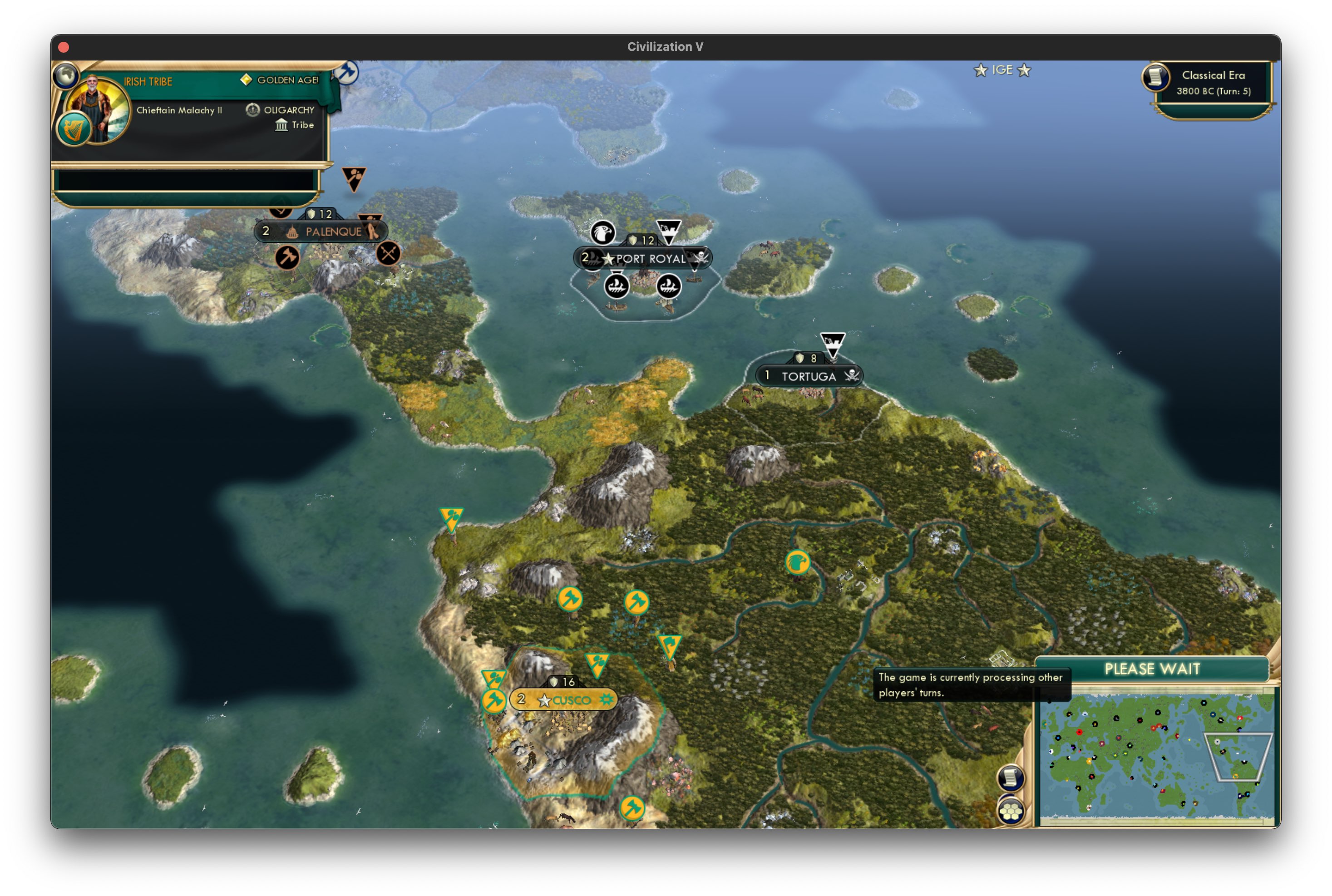 CBR In-Game Screenshot of Land Ho!