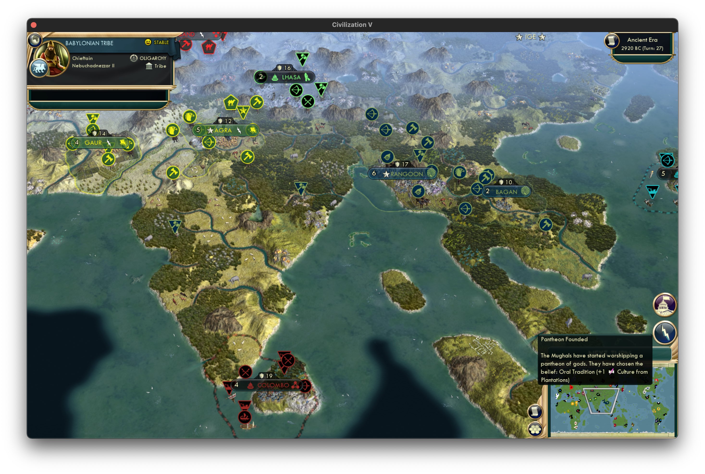 CBR In-Game Screenshot of You can make a religion out of this!