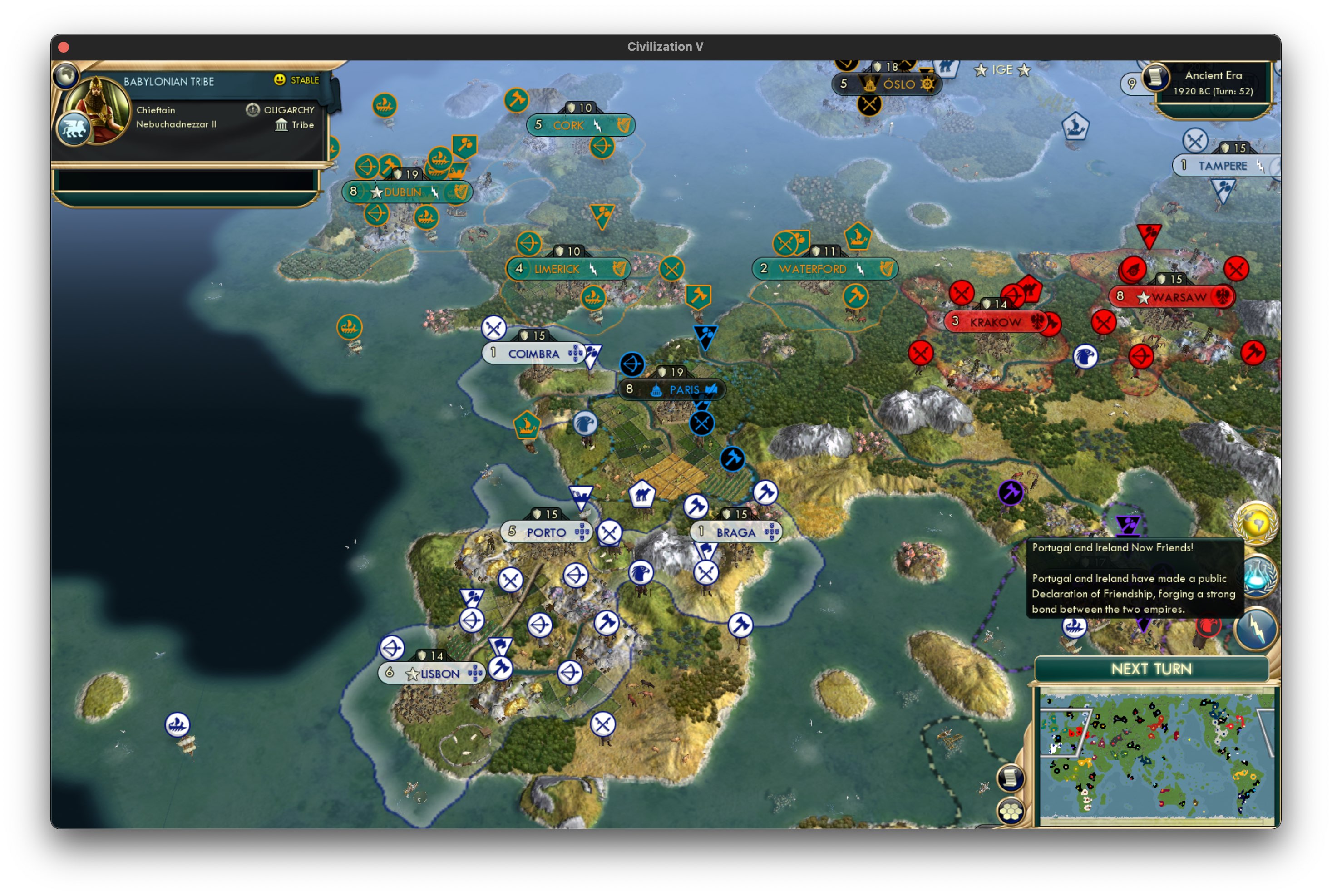 CBR In-Game Screenshot of Irish Hospitality