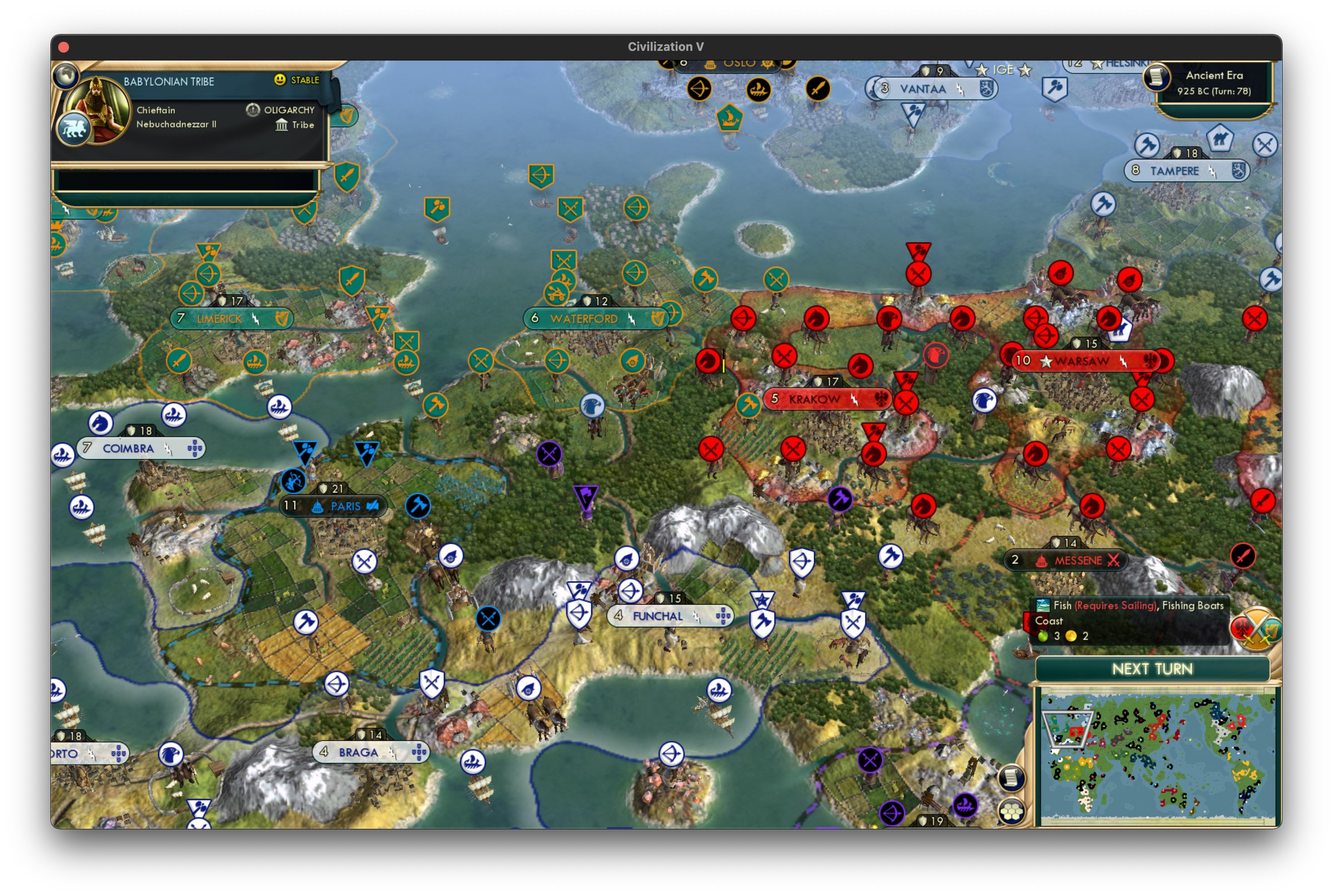 CBR In-Game Screenshot of Celtic Misstep