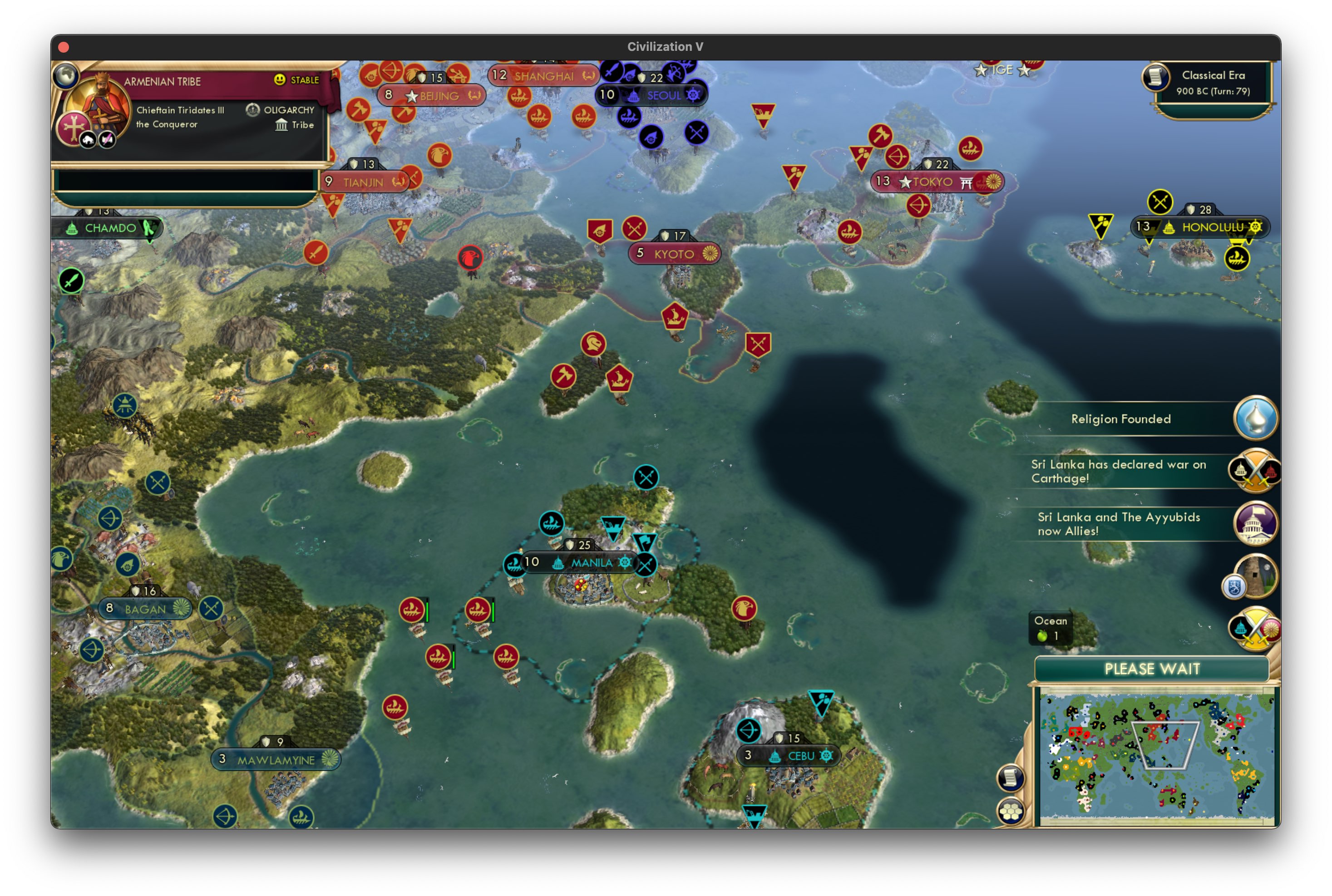 CBR In-Game Screenshot of Godzilla in Manila