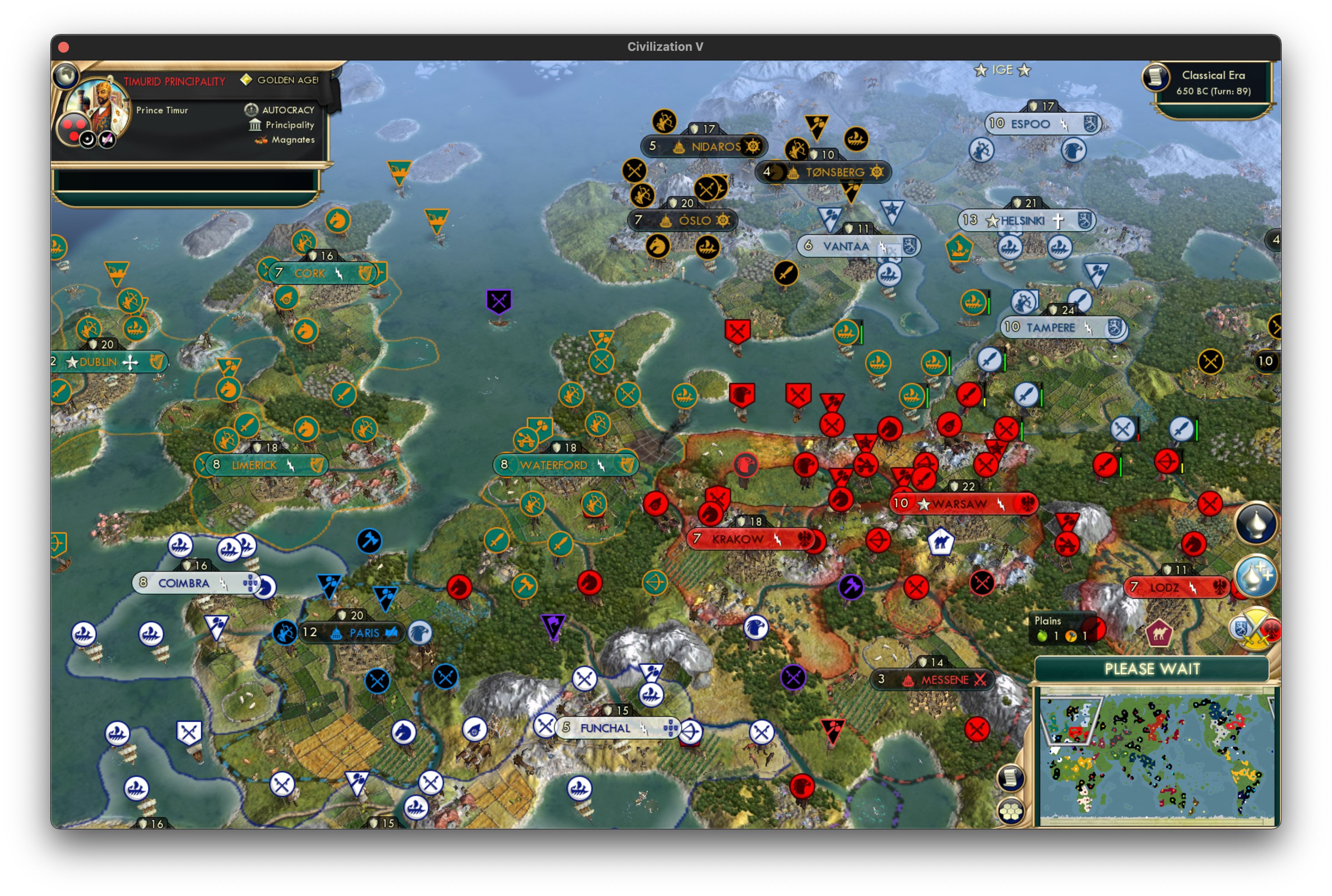 CBR In-Game Screenshot of Pope Ted I