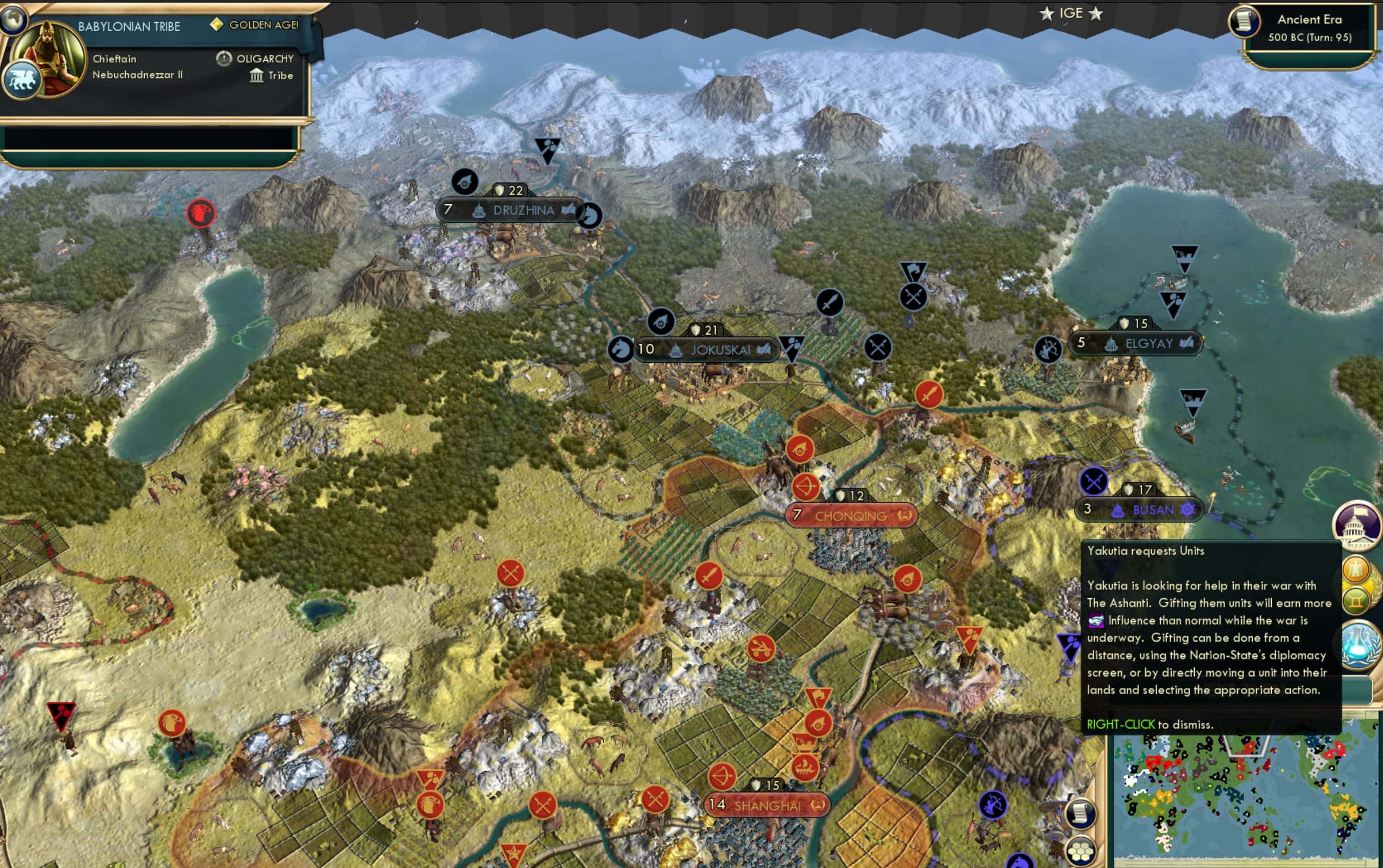 CBR In-Game Screenshot of I am once again asking for your military support