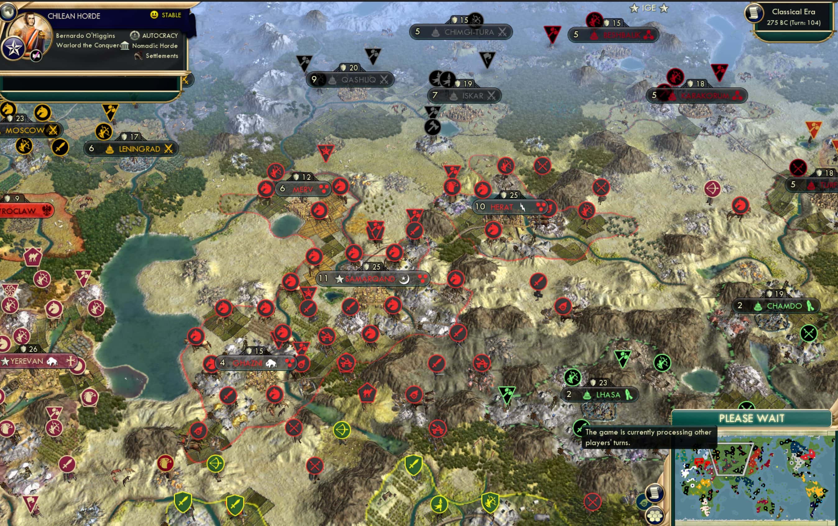 CBR In-Game Screenshot of Timid Timur