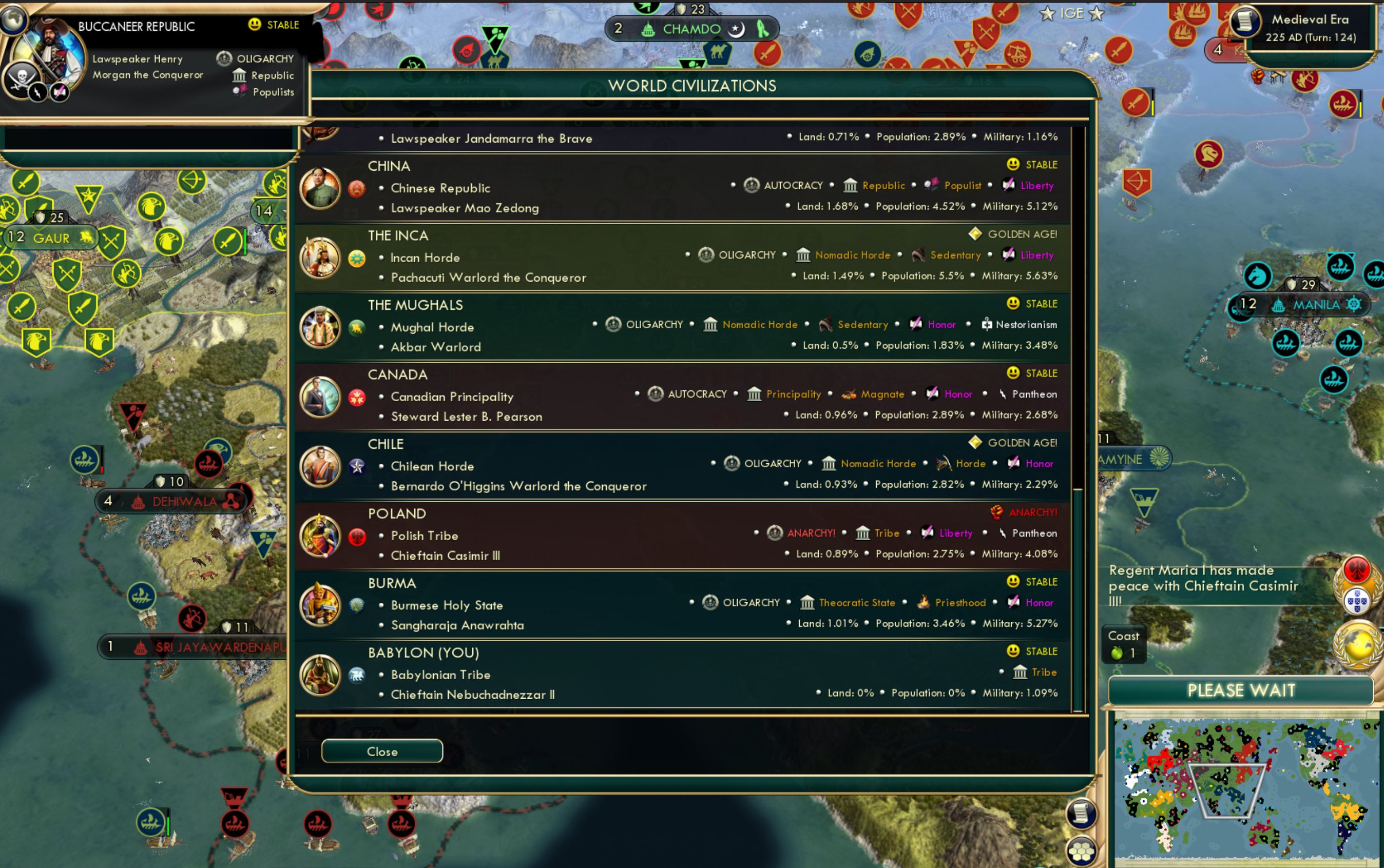 CBR In-Game Screenshot of Her Eminence