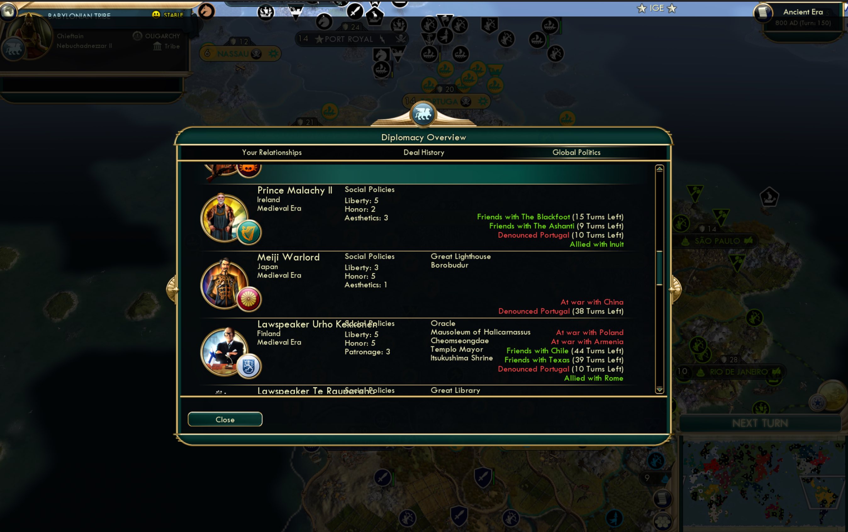 CBR In-Game Screenshot of Governments 2