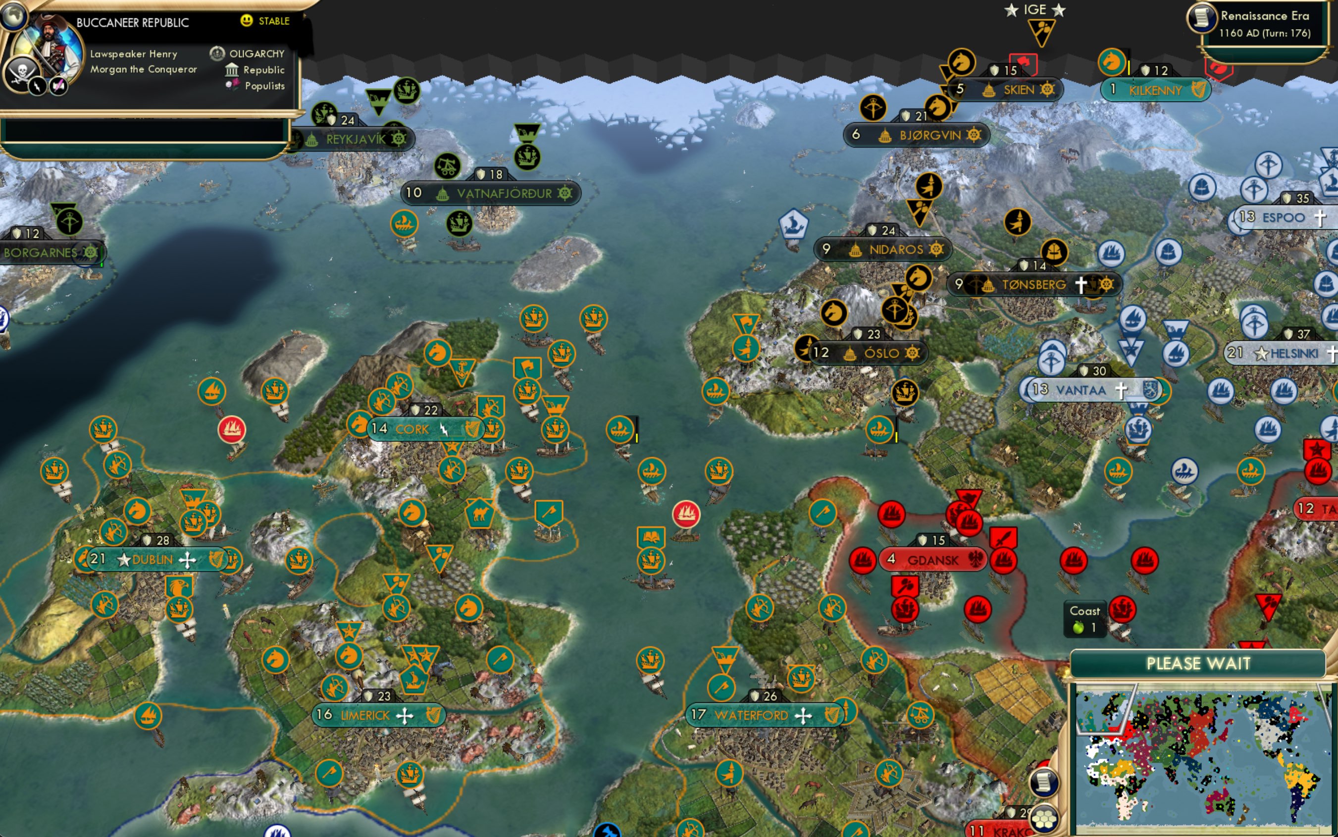 CBR In-Game Screenshot of Cork Floating