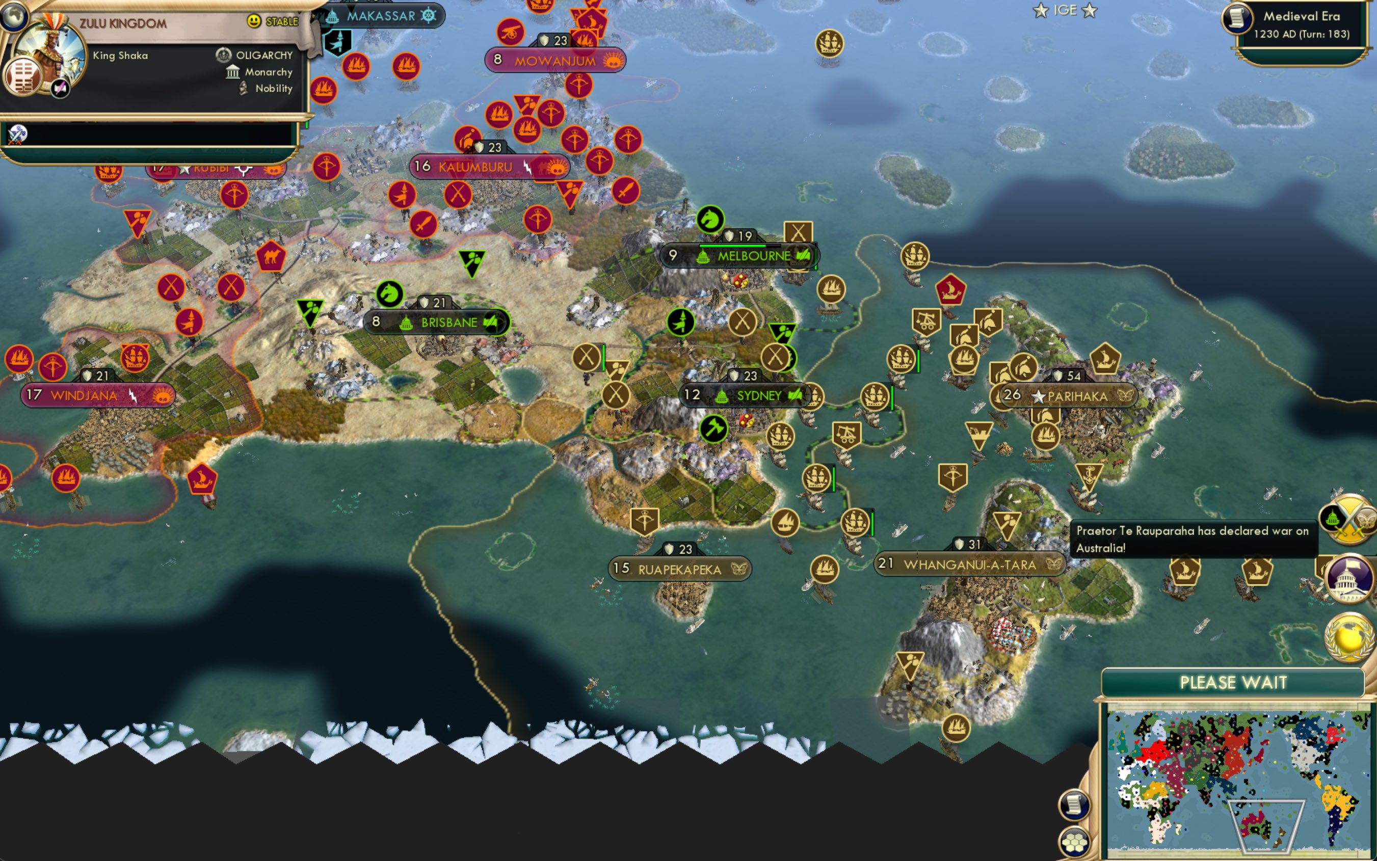 CBR In-Game Screenshot of Ka Ora! Ka Ora!