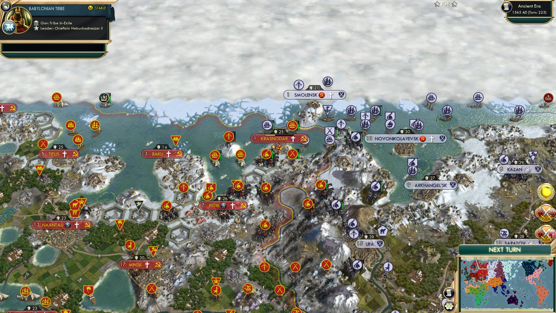 CBR In-Game Screenshot of The Russian war