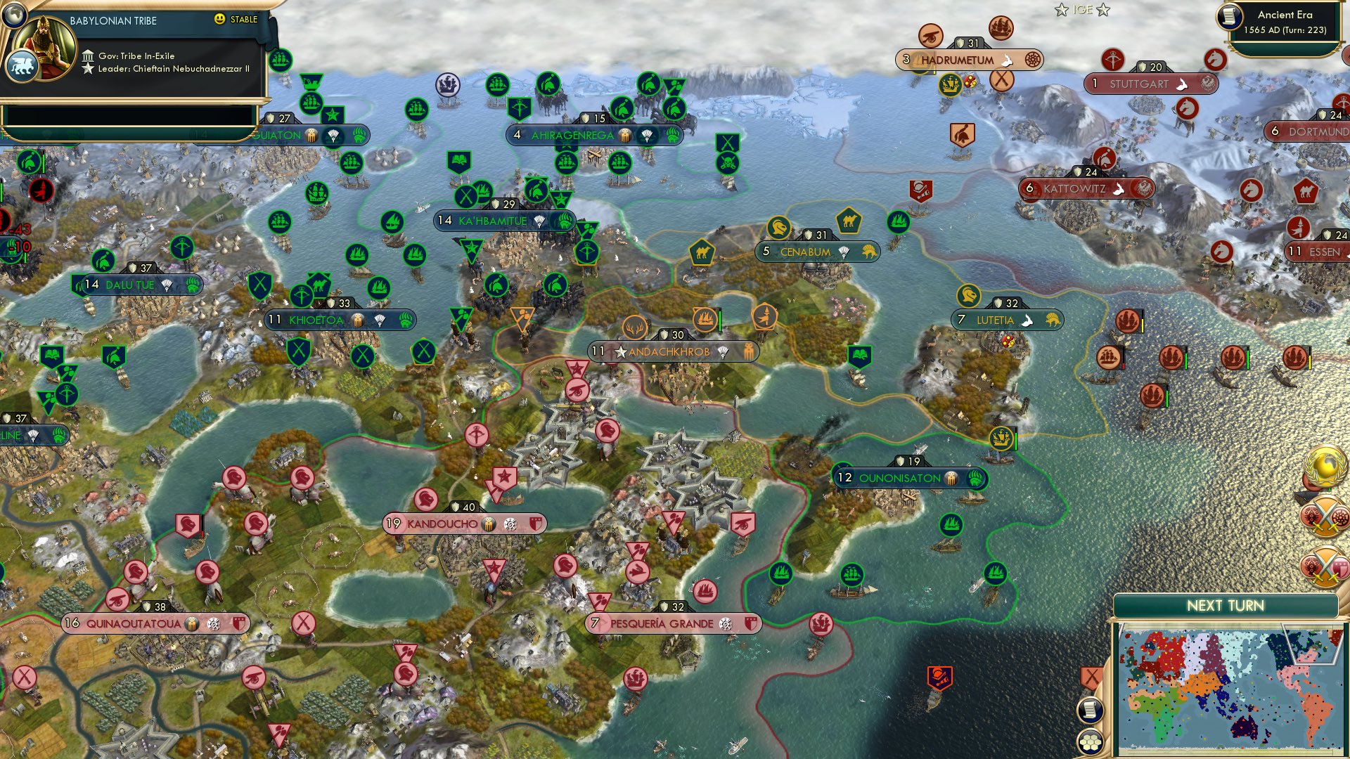 CBR In-Game Screenshot of Colony vs colony