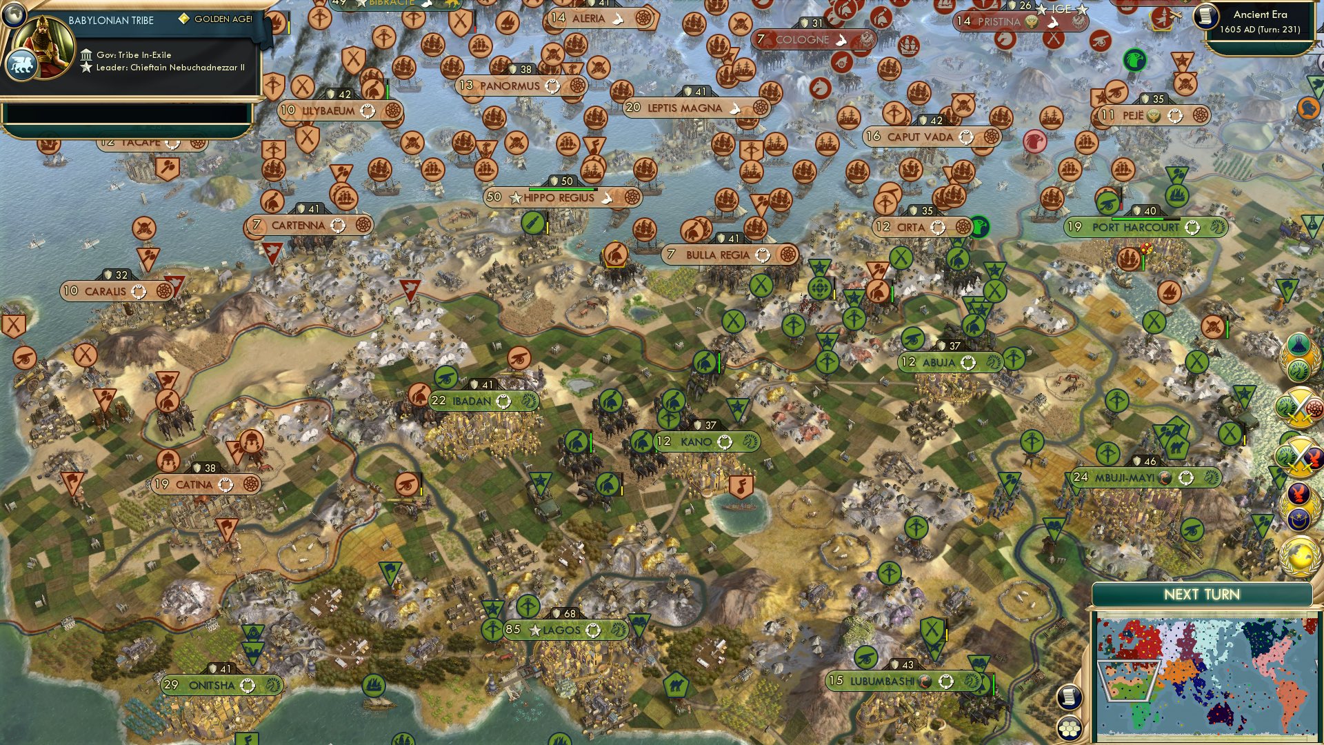 CBR In-Game Screenshot of Front lines of Vandals vs Nigeria