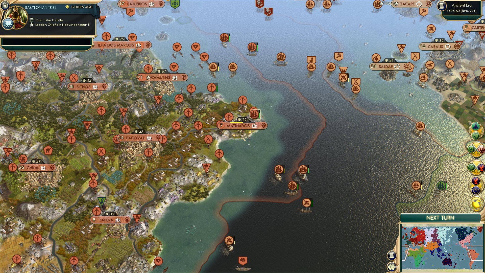 CBR In-Game Screenshot of Fighting both sides of the Atlantic