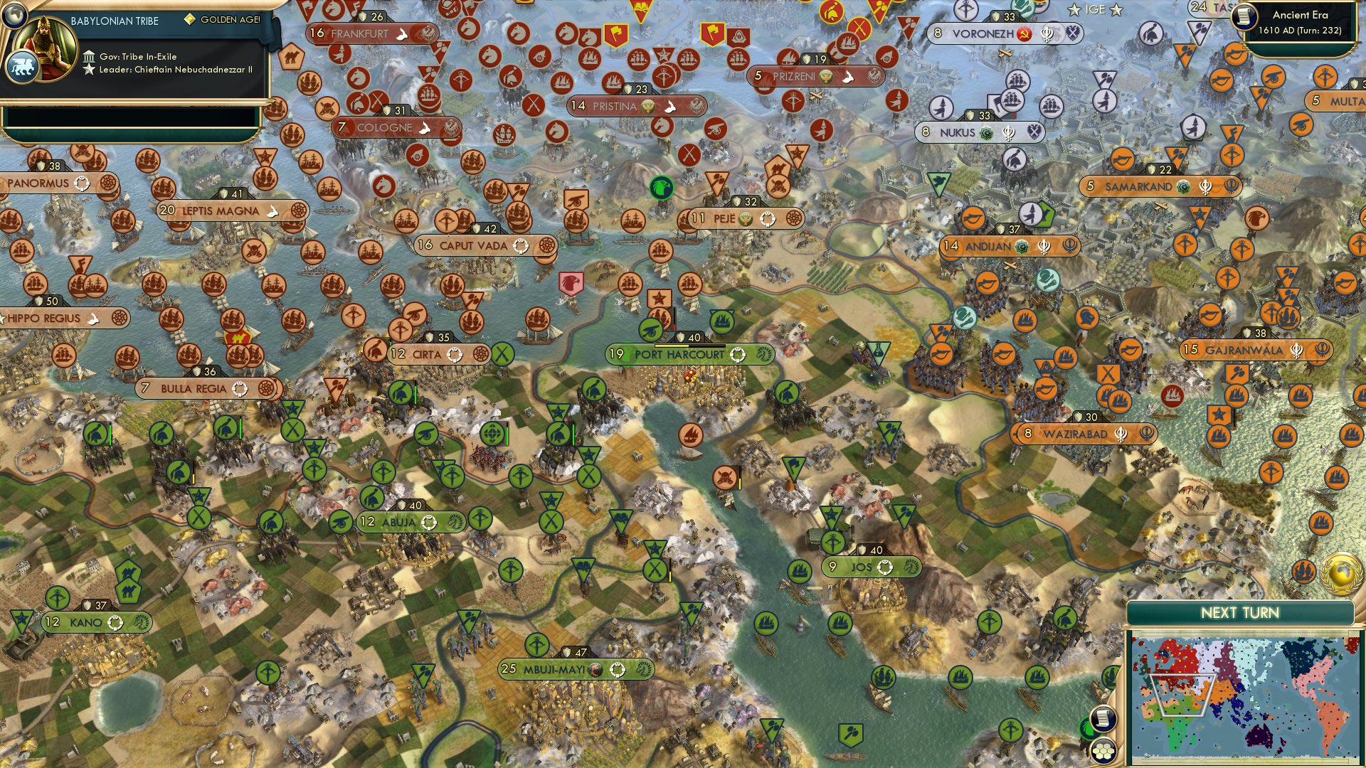 CBR In-Game Screenshot of Battle for Egypt