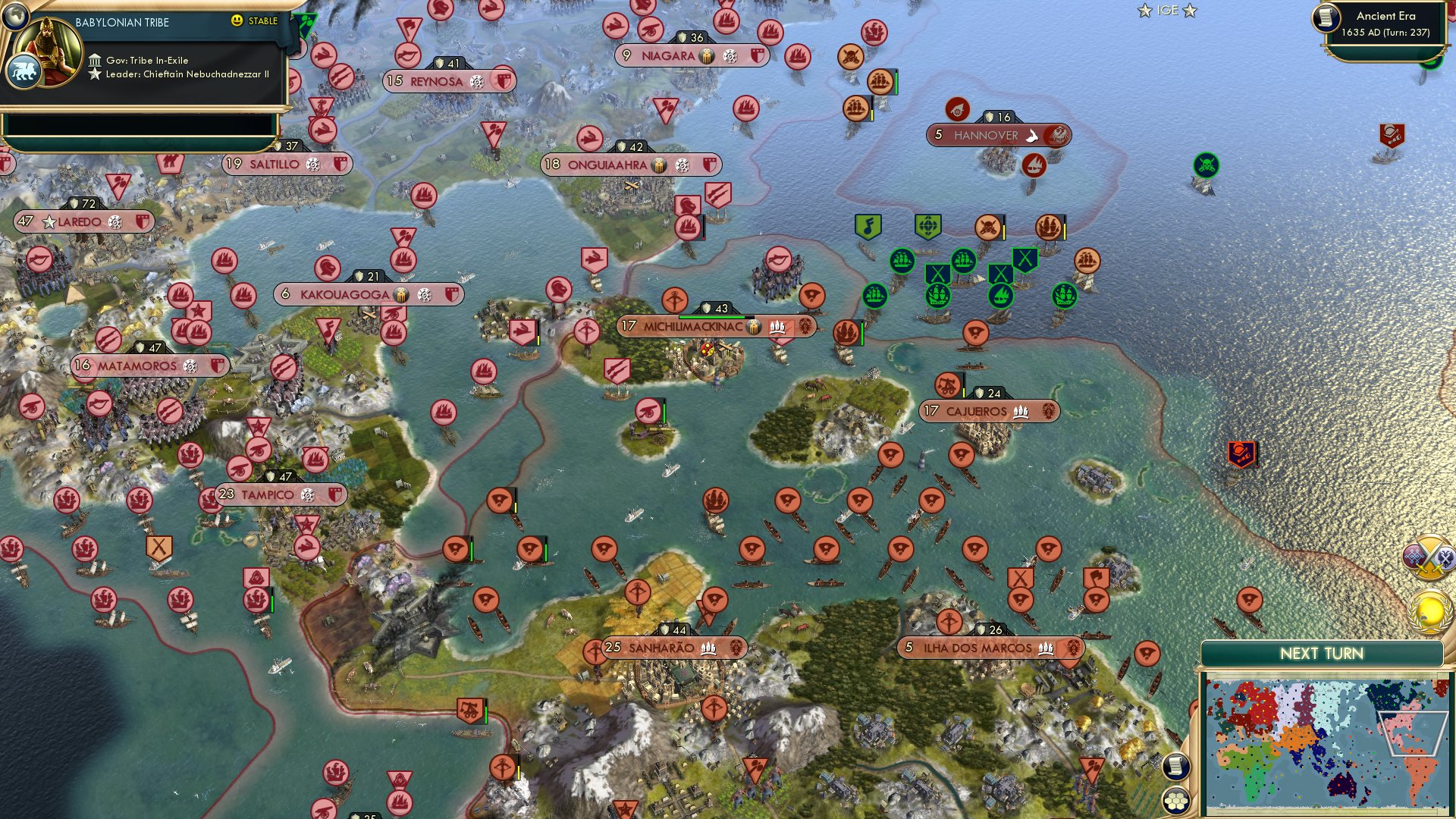 CBR In-Game Screenshot of A naval siege without navy