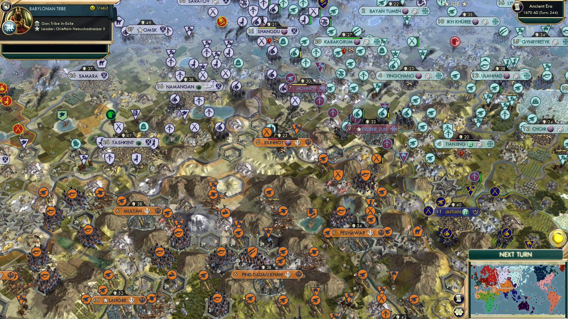 CBR In-Game Screenshot of Punjab gains