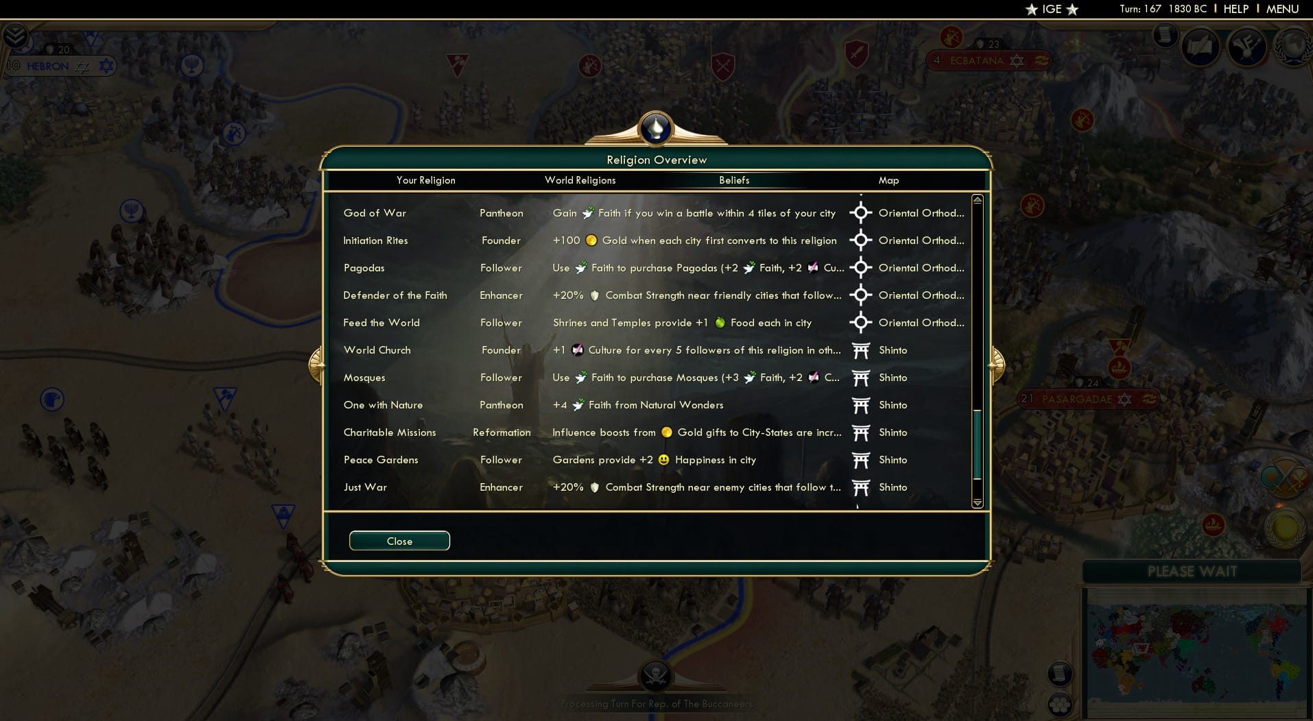 CBR In-Game Screenshot of 74