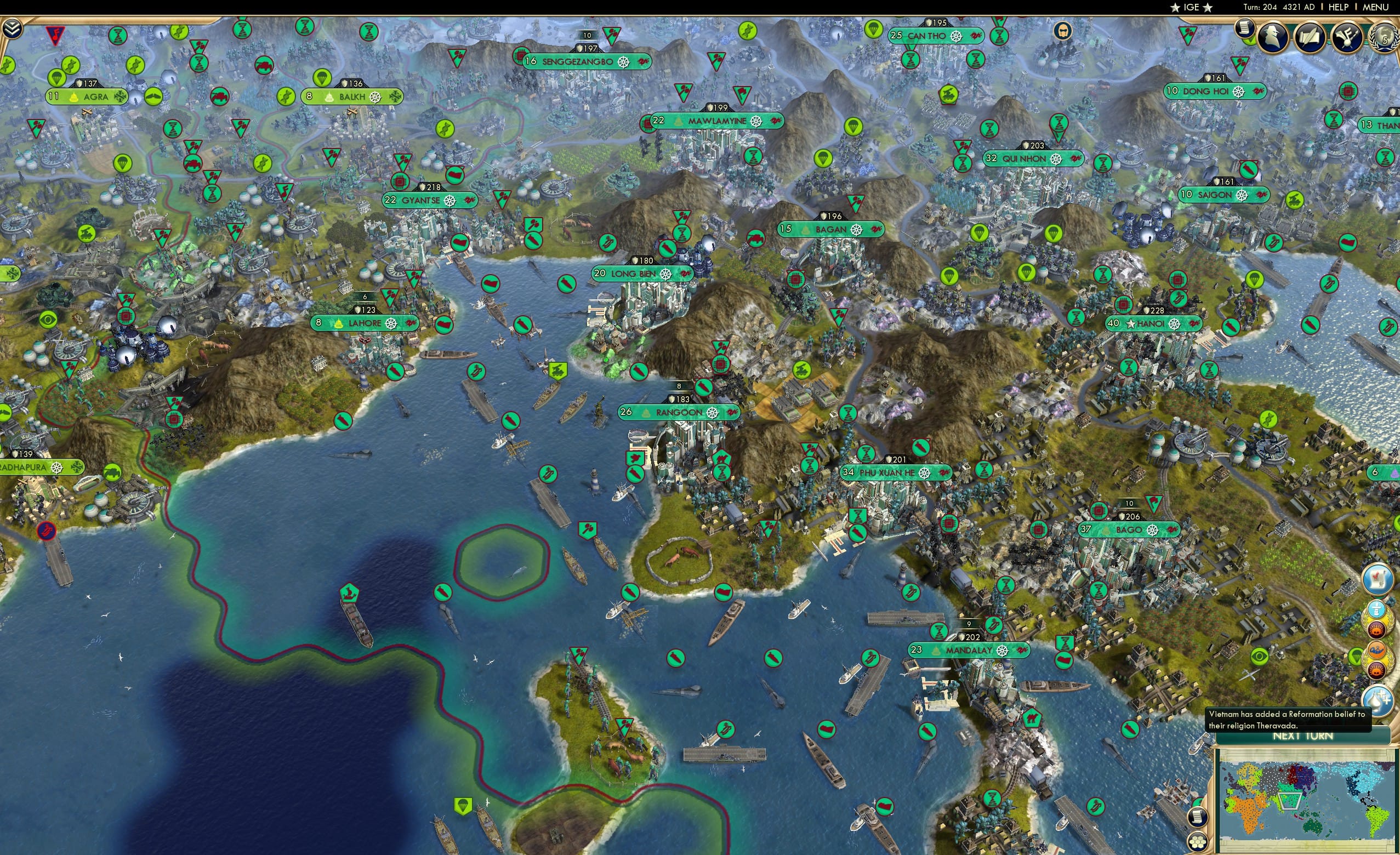 CBR In-Game Screenshot of 30