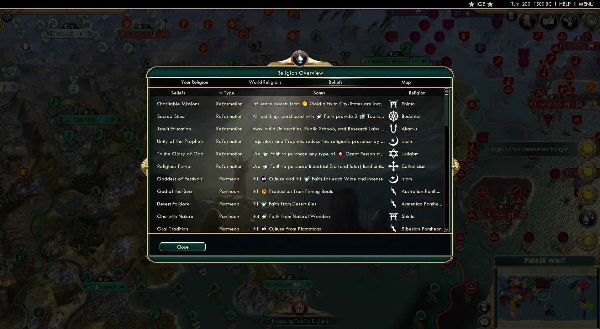 CBR In-Game Screenshot of 62