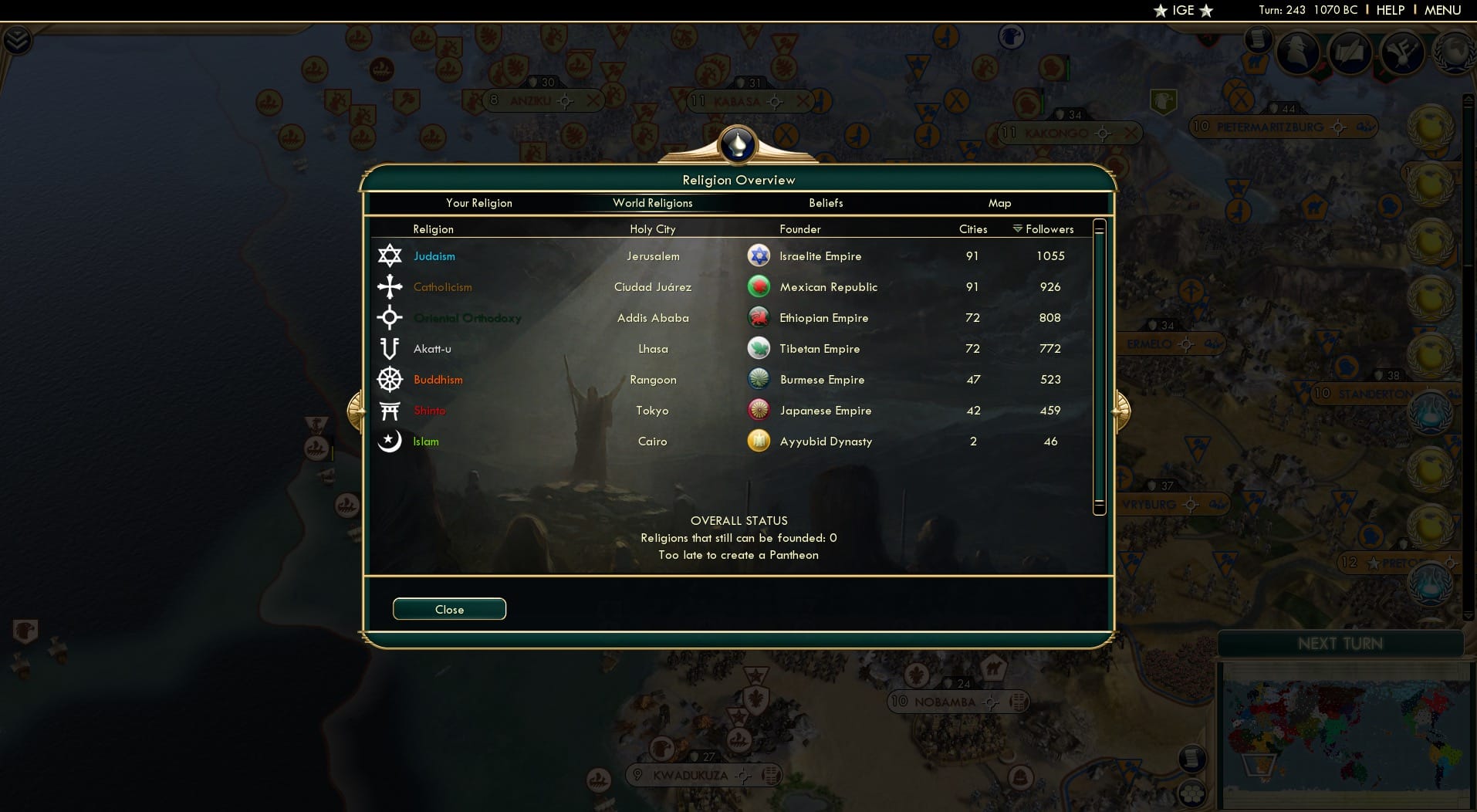 CBR In-Game Screenshot of 87