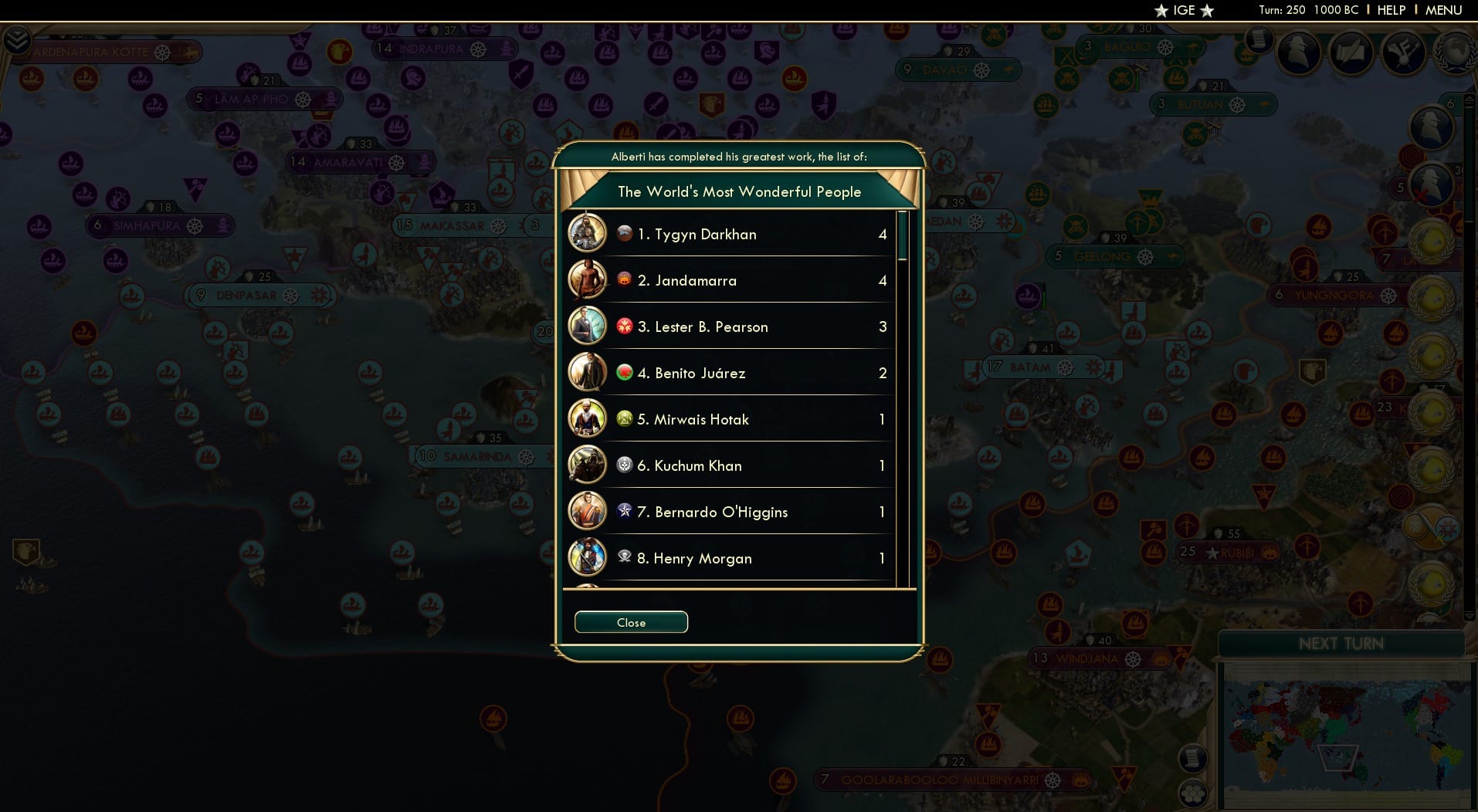 CBR In-Game Screenshot of 87