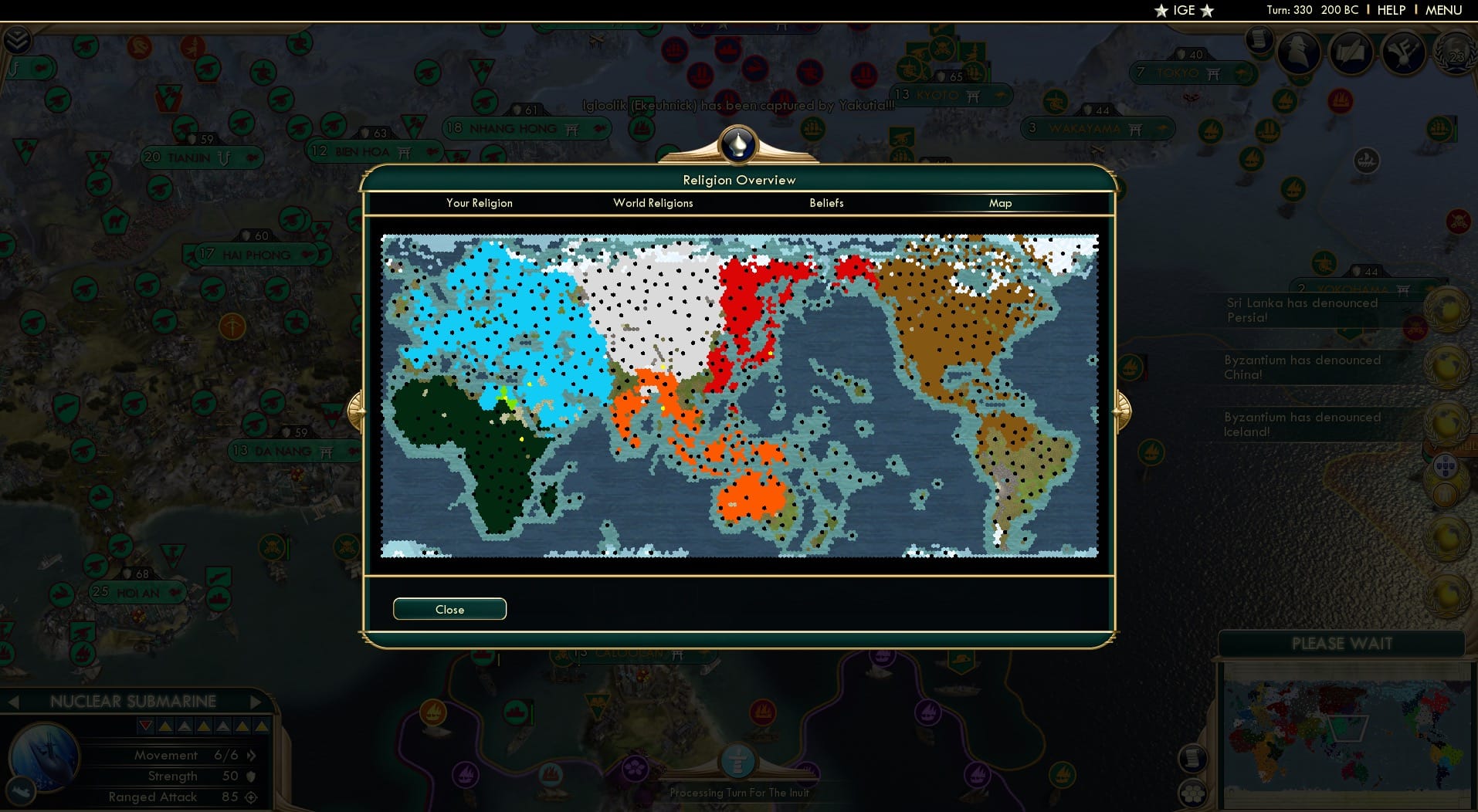 CBR In-Game Screenshot of 67