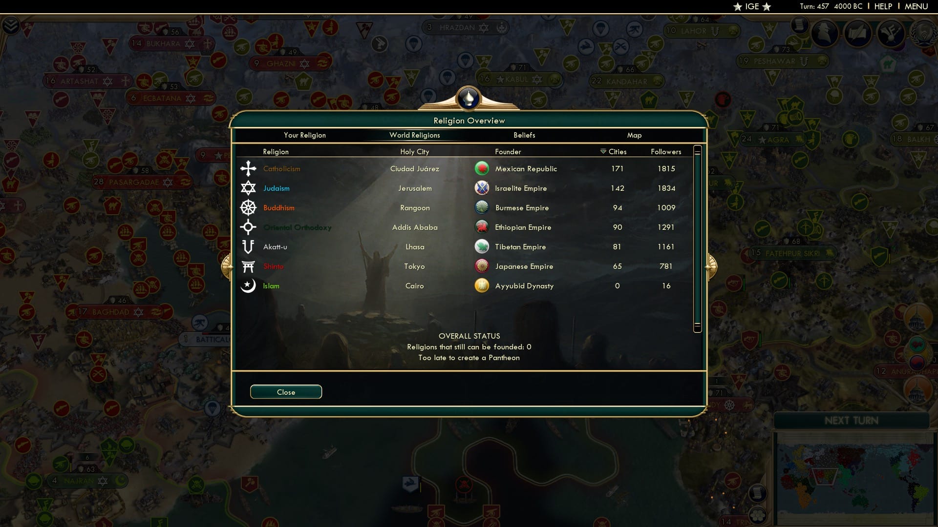 CBR In-Game Screenshot of 85