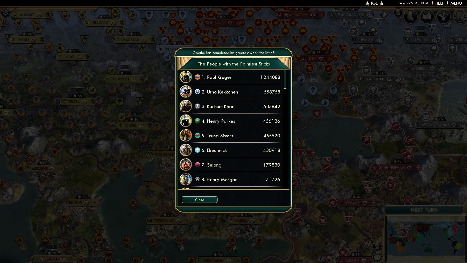 CBR In-Game Screenshot of 47