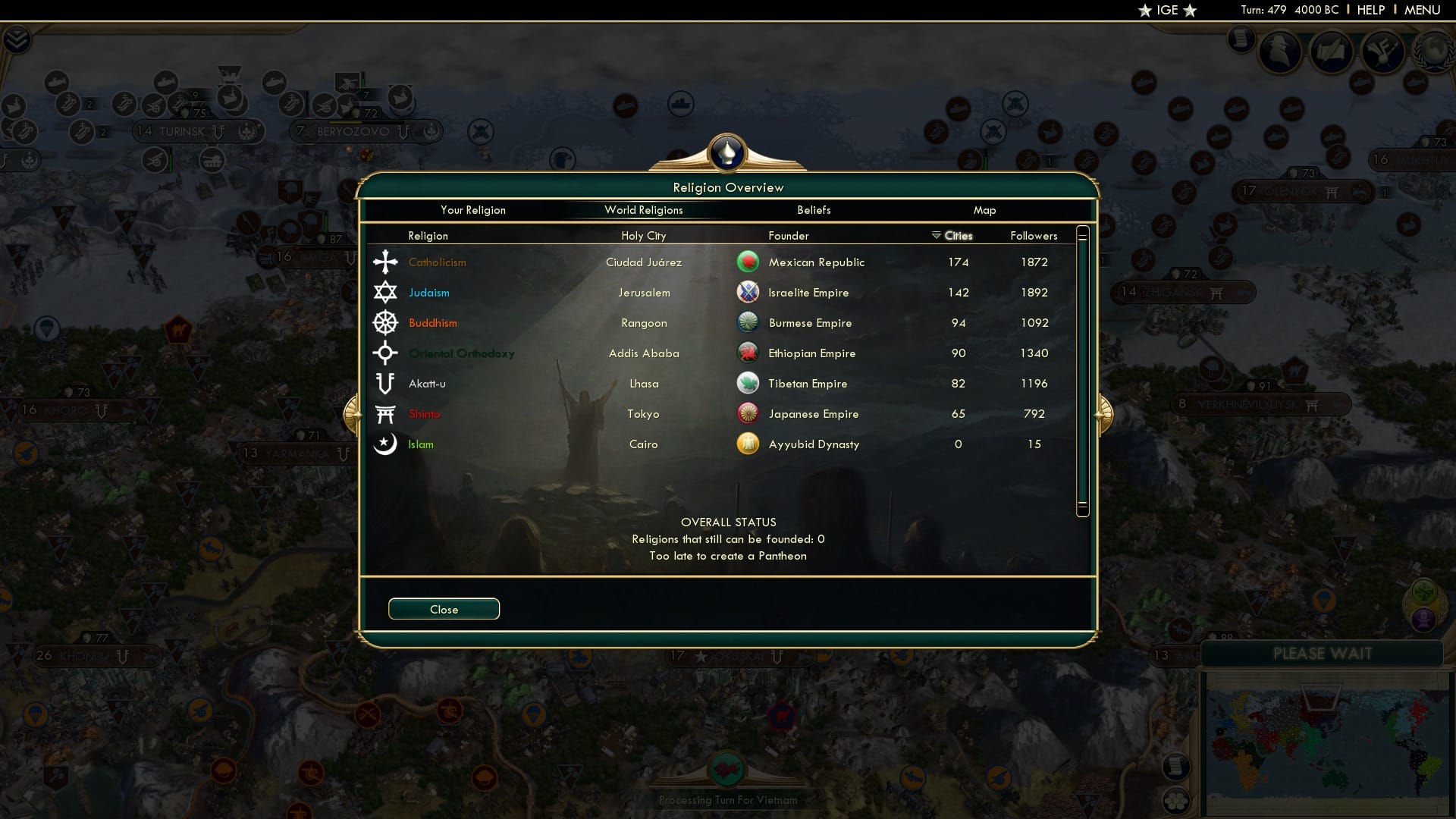 CBR In-Game Screenshot of 74