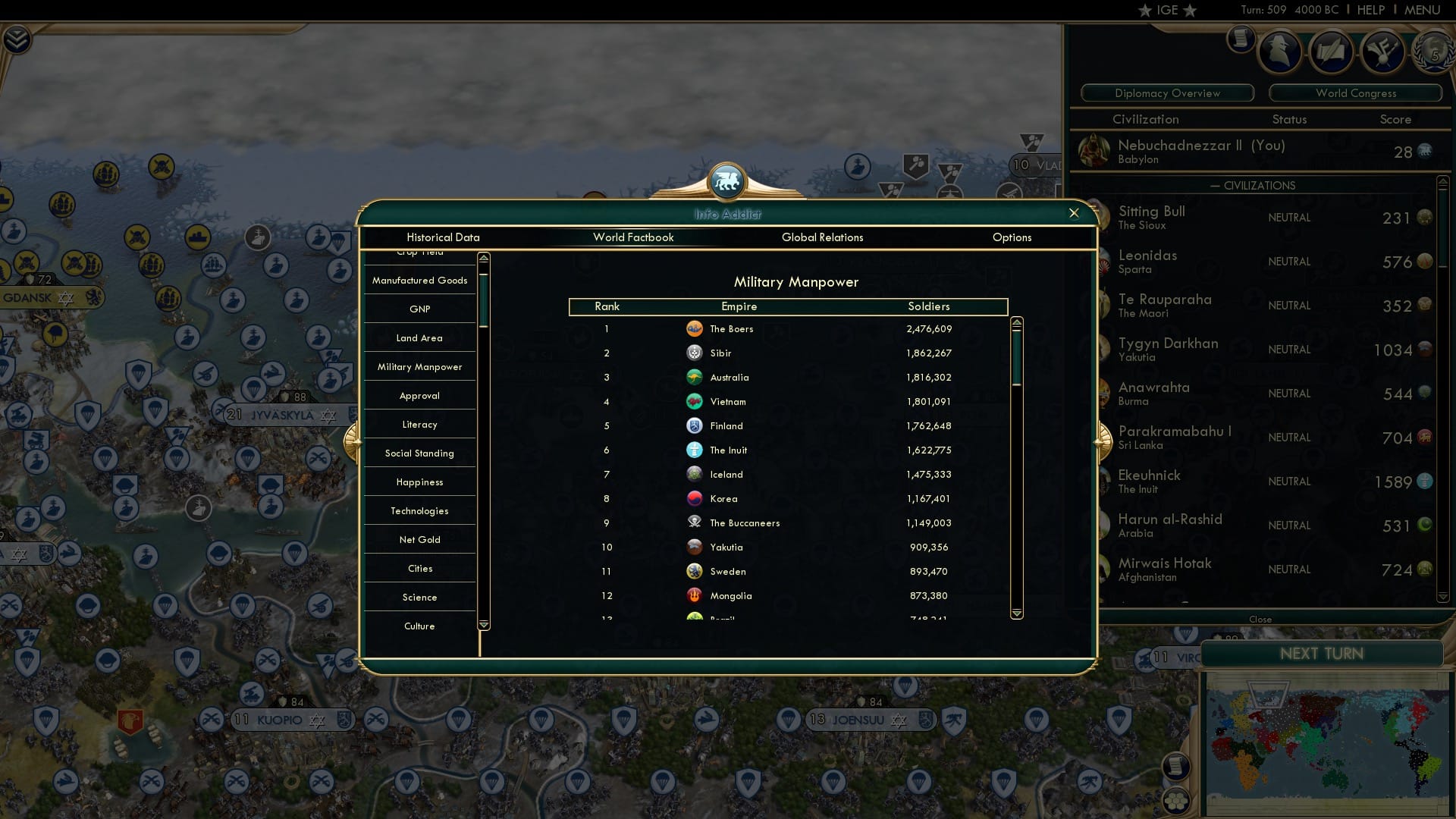 CBR In-Game Screenshot of 85