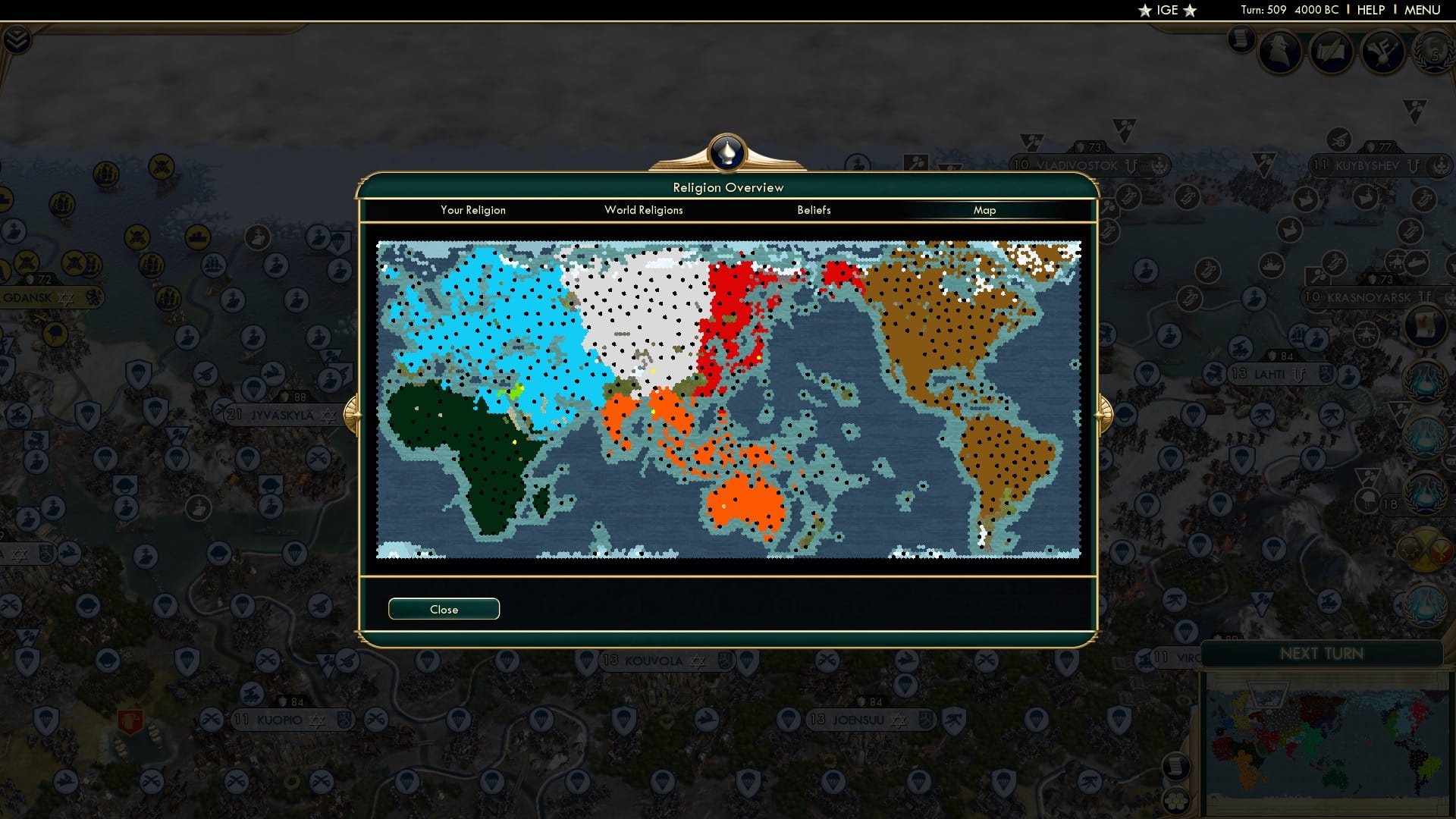 CBR In-Game Screenshot of 87