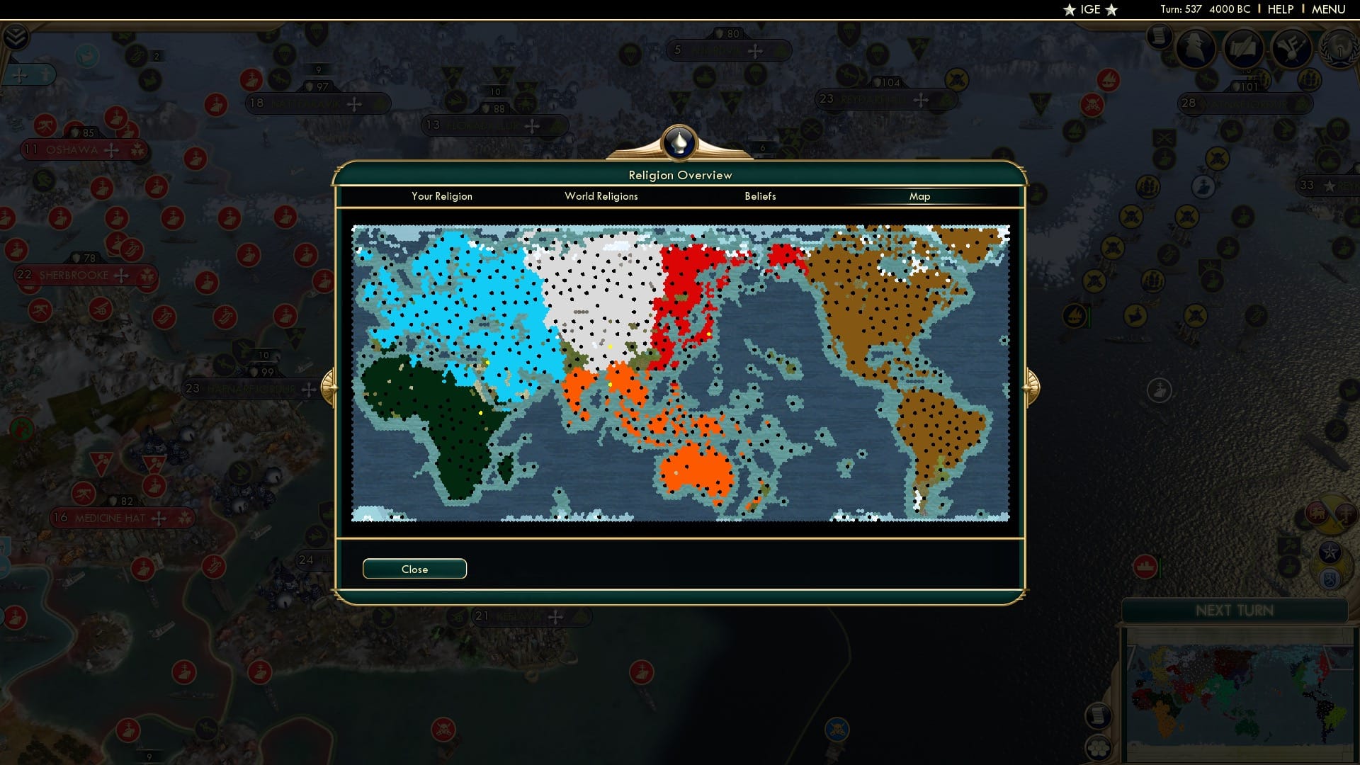 CBR In-Game Screenshot of 87