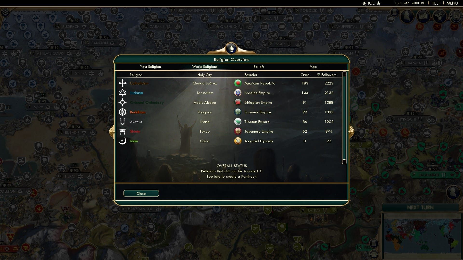 CBR In-Game Screenshot of 73