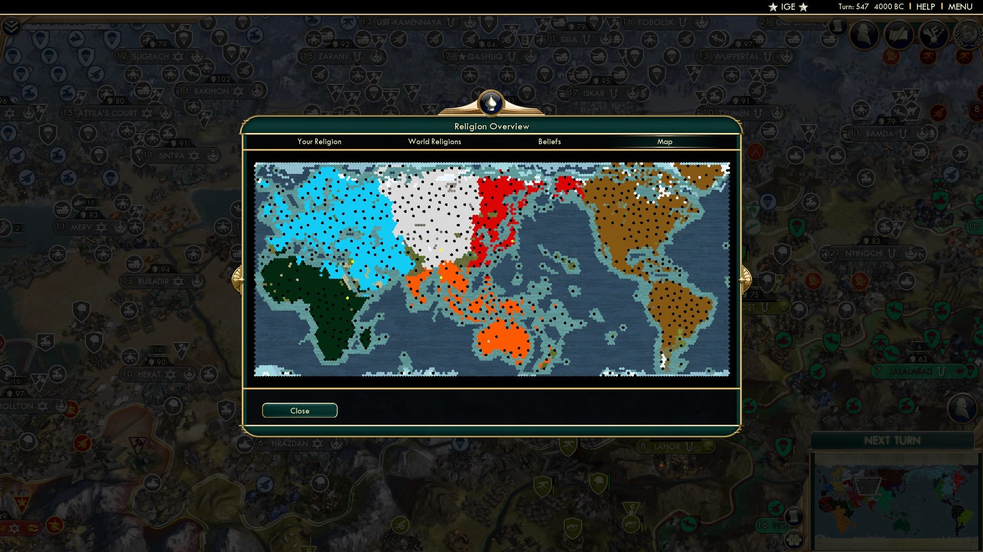 CBR In-Game Screenshot of 74