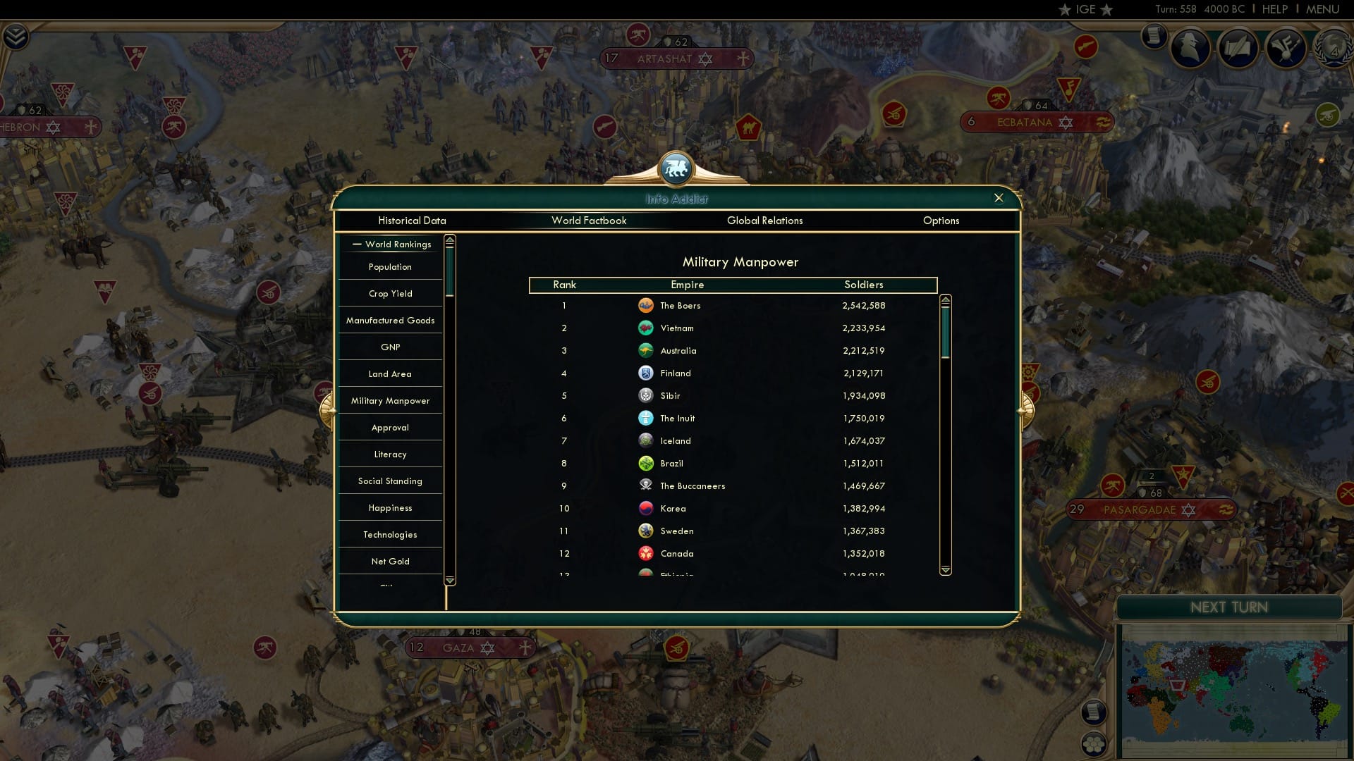 CBR In-Game Screenshot of 85