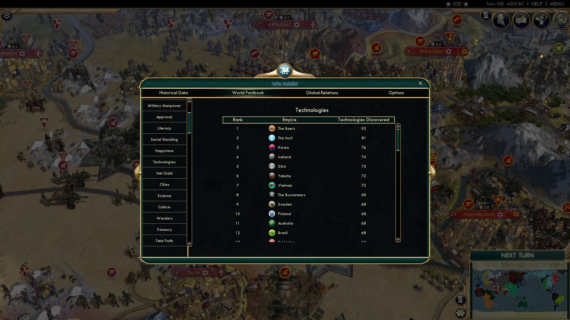 CBR In-Game Screenshot of 87