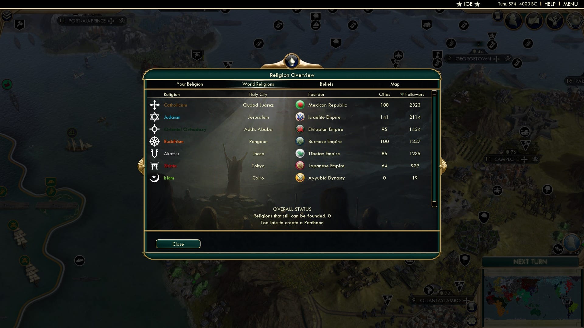 CBR In-Game Screenshot of 100