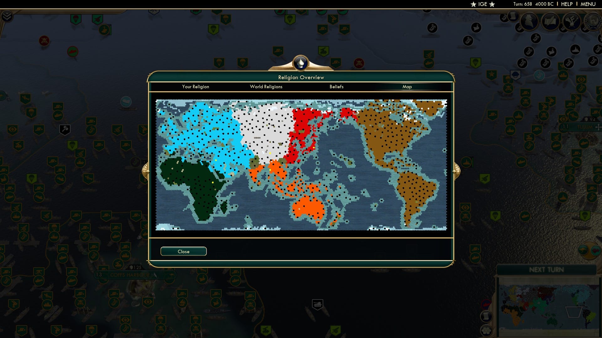 CBR In-Game Screenshot of 60