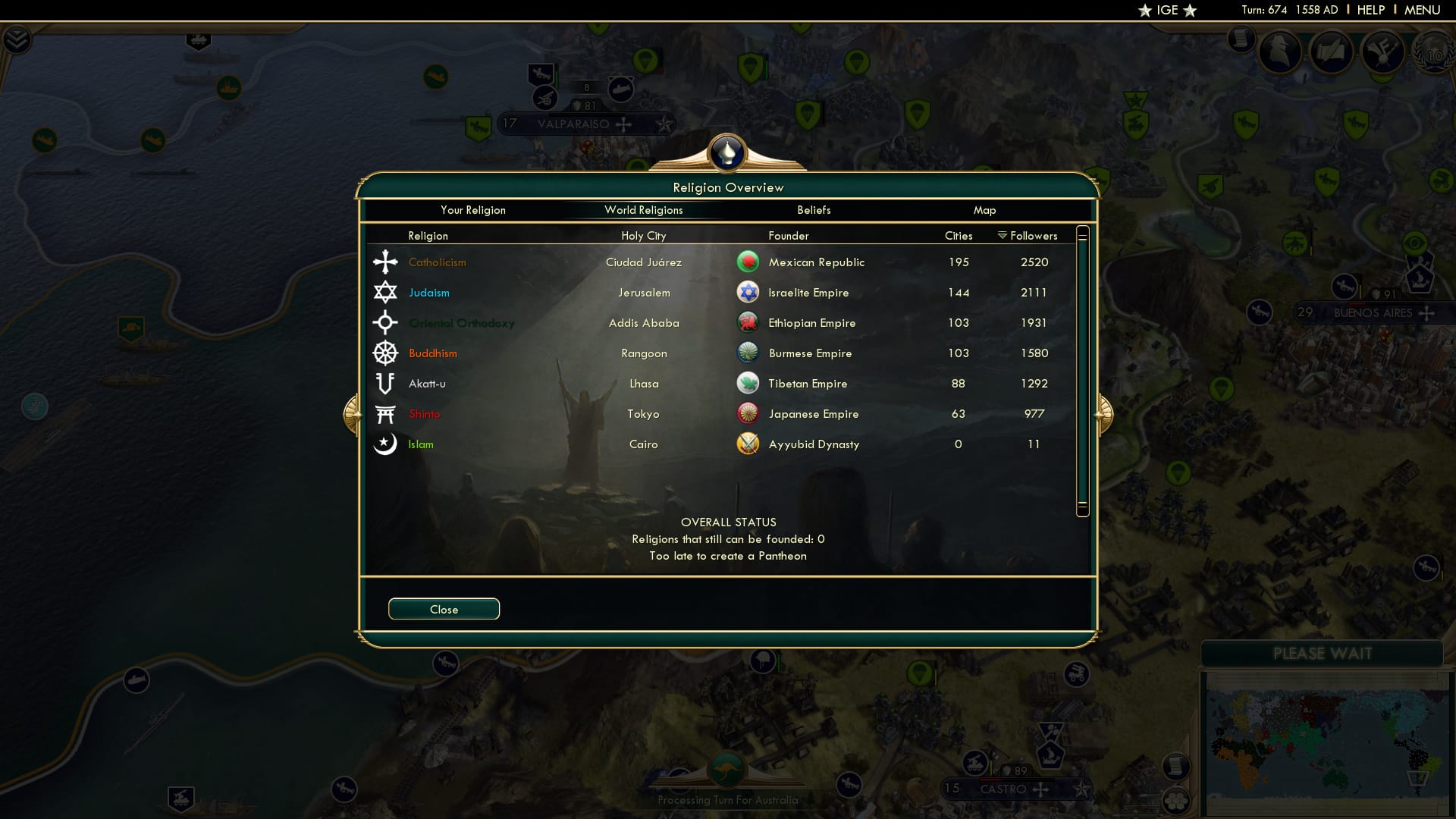 CBR In-Game Screenshot of 74