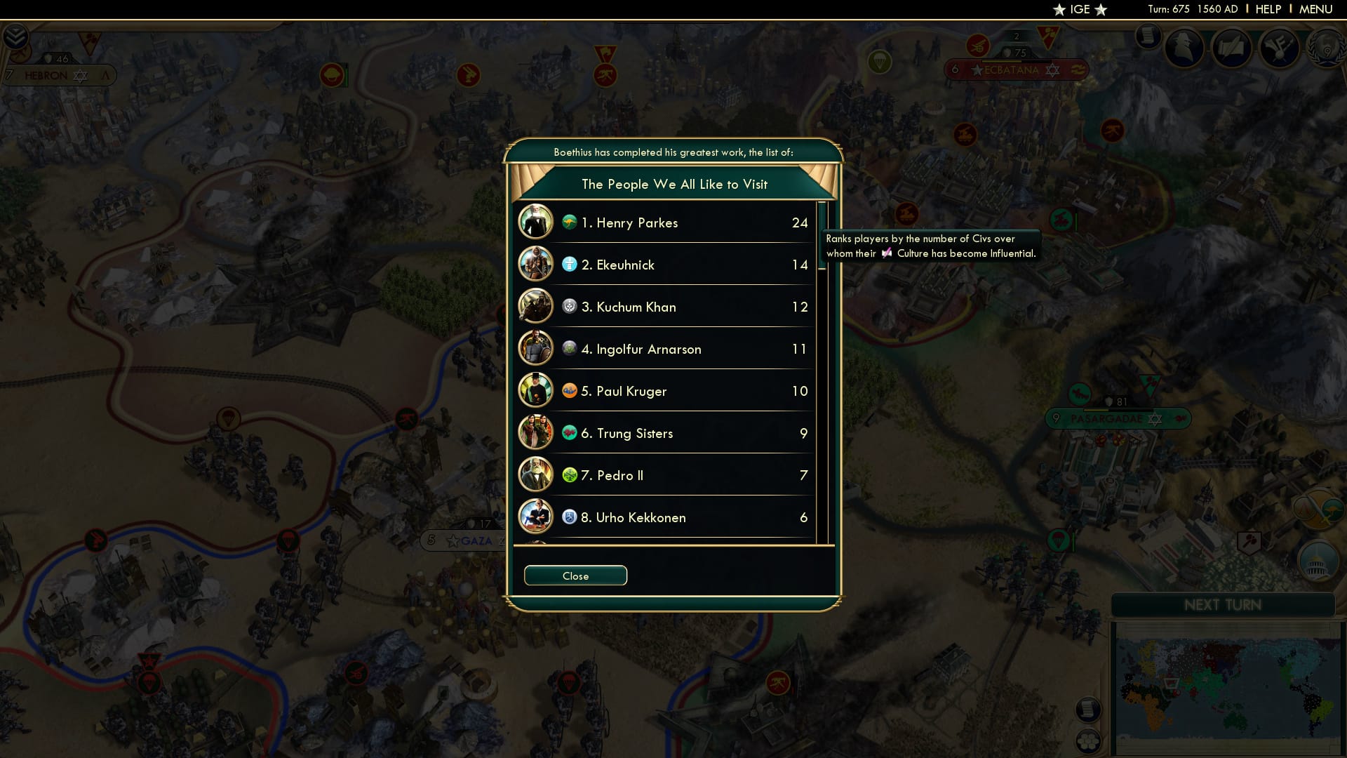 CBR In-Game Screenshot of 6