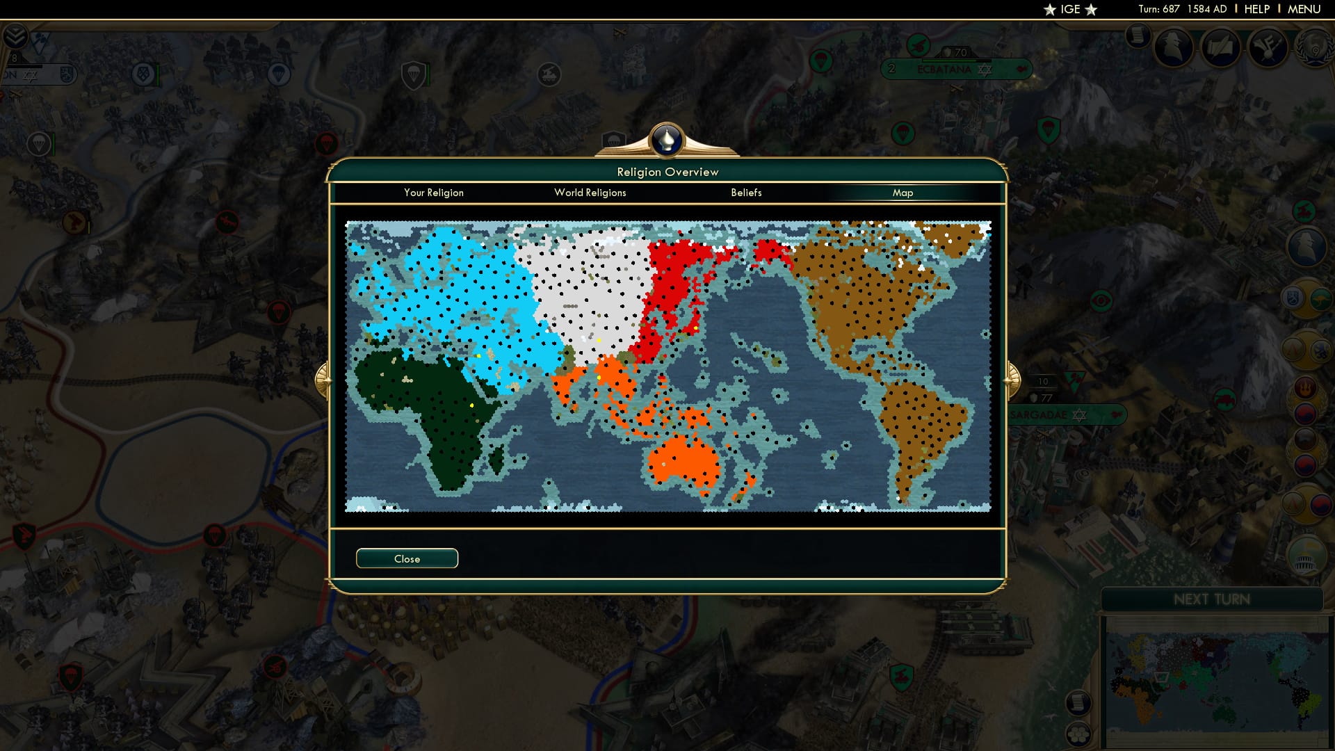 CBR In-Game Screenshot of 75