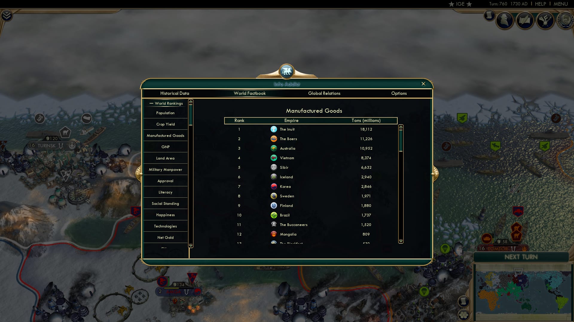 CBR In-Game Screenshot of 70