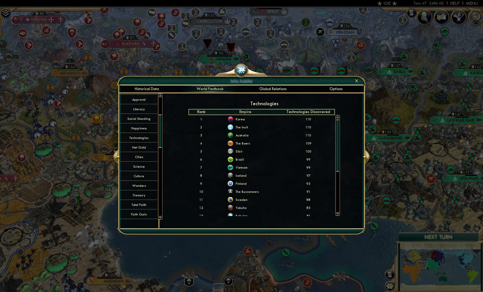 CBR In-Game Screenshot of 47