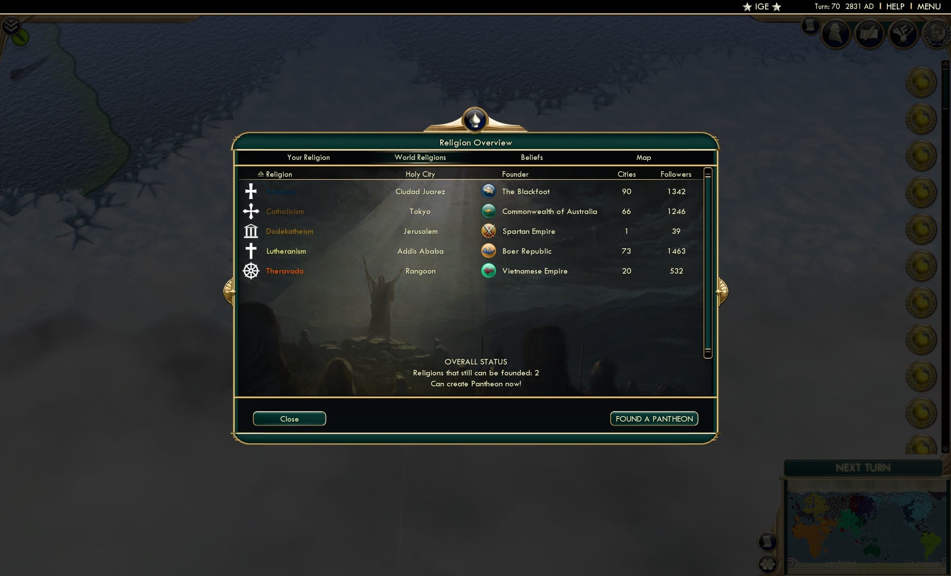 CBR In-Game Screenshot of 69