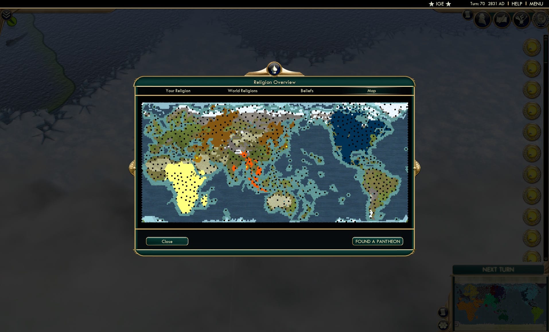 CBR In-Game Screenshot of 70